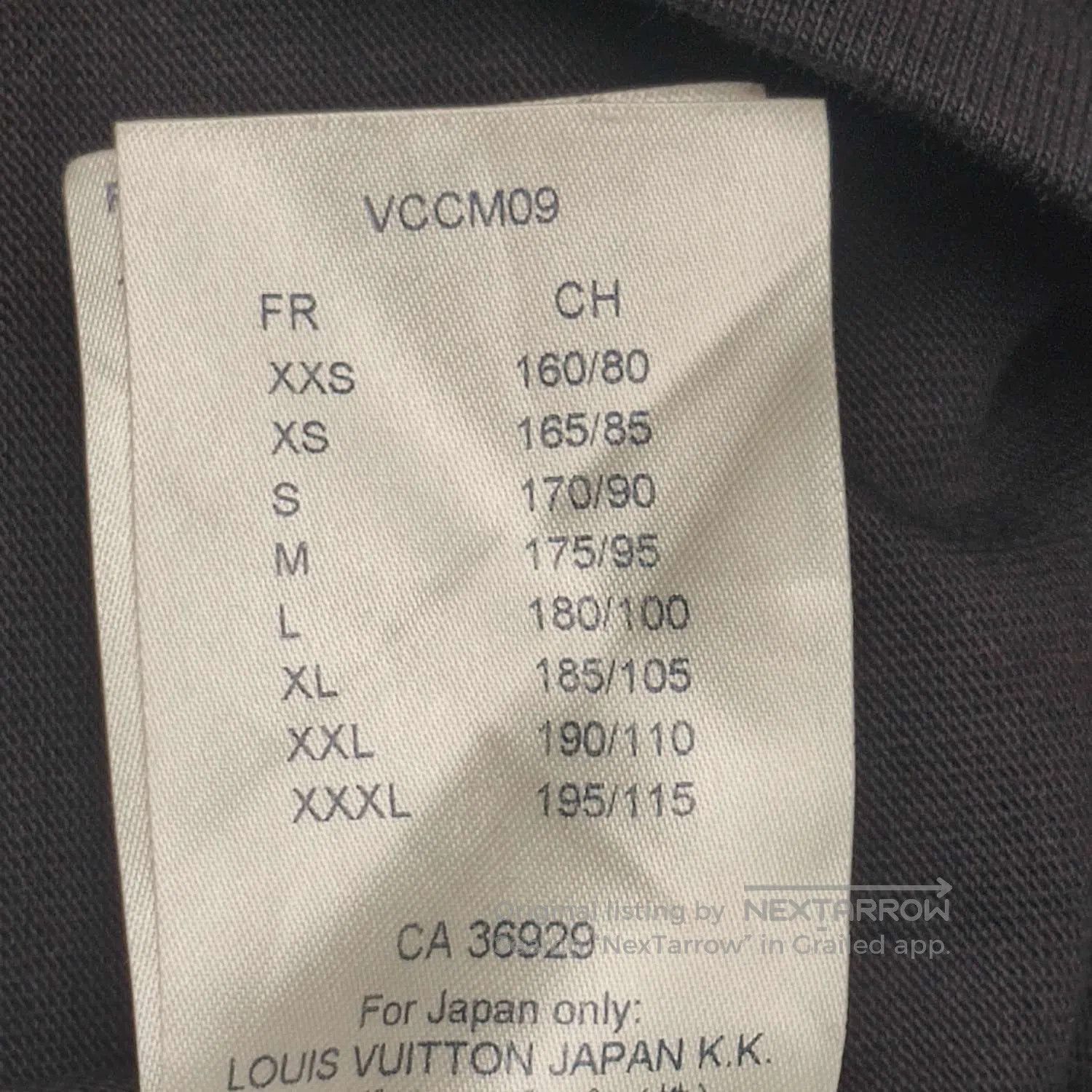 Louis Vuitton Louis Vuitton L Cotton Logo Crew Neck T. Size US L / EU 52-54 / 3 - 5 Thumbnail