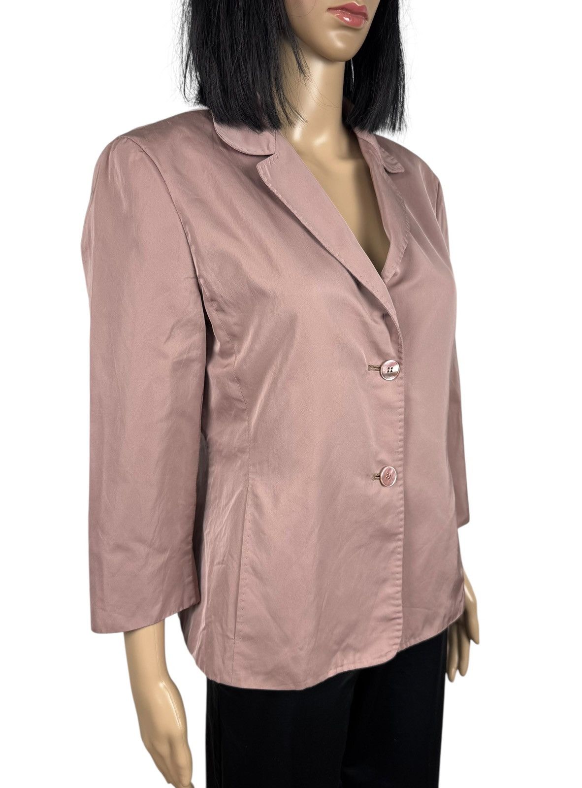 Max Mara Max Mara Powdery Polyester-Seta Blazer Sleeve 3/4 size US10 Size L / US 10 / IT 46 - 3 Thumbnail
