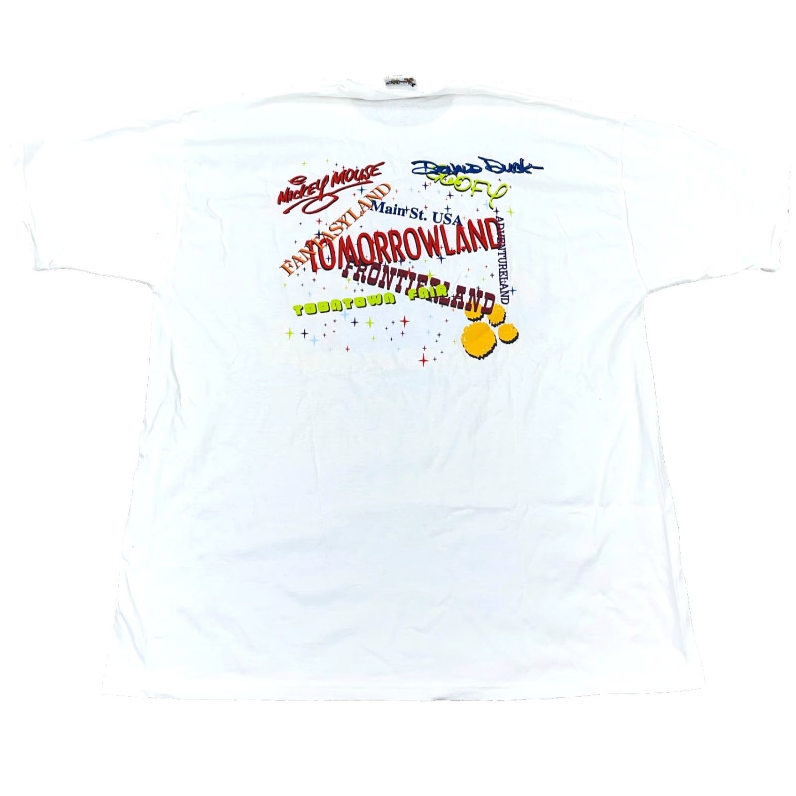 Disney VINTAGE Disney Shirt Men Large White Mickey Castle 90s USA Disney Shirt Mens L White Mickey Mouse 90s Retro Cartoon USA Castle Size US L / EU 52-54 / 3 - 2 Thumbnail