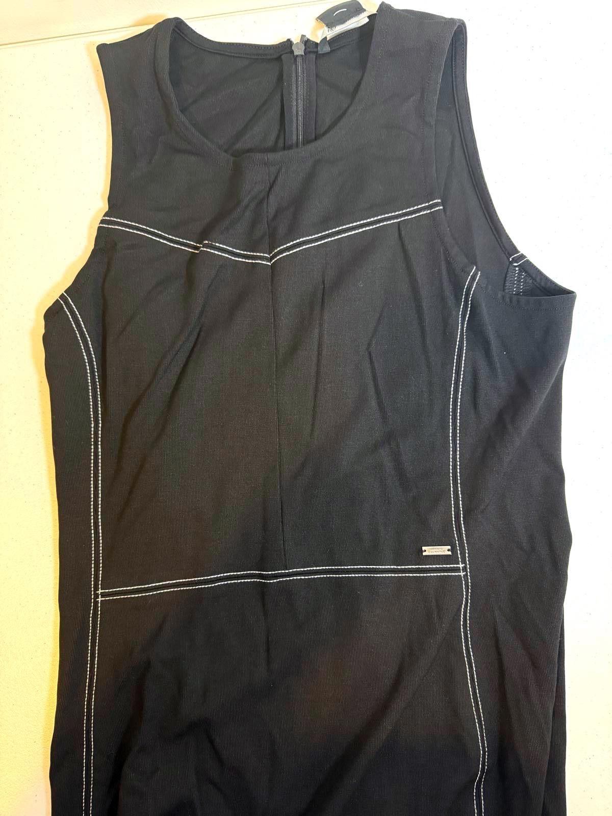Designer Stylish Black Sleeveless Dress by A|X Size L / US 10 / IT 46 - 3 Thumbnail