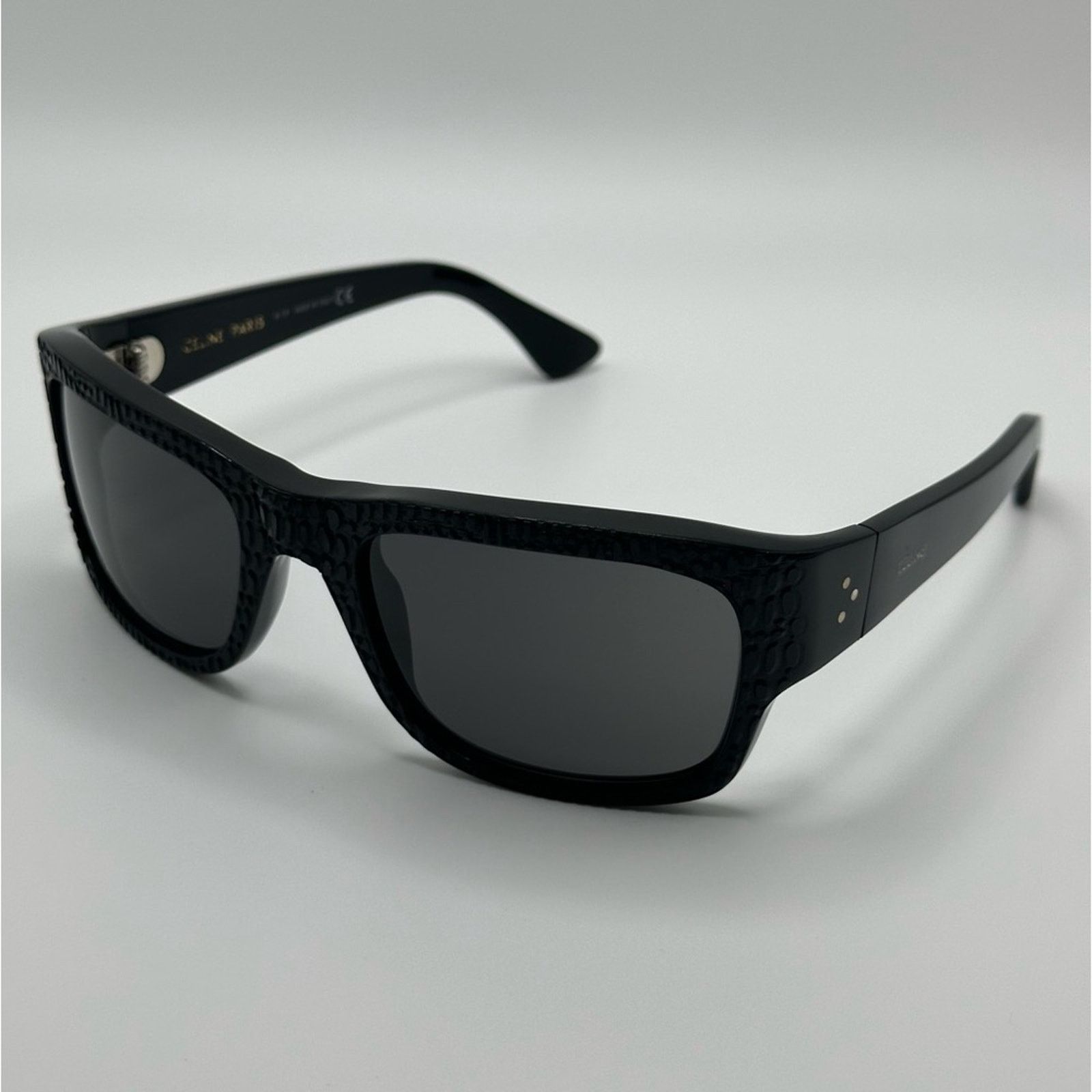 Celine BRAND NEW CELINE CL4079IL 02A Black Square Unisex Sunglasses Size ONE SIZE - 2 Thumbnail