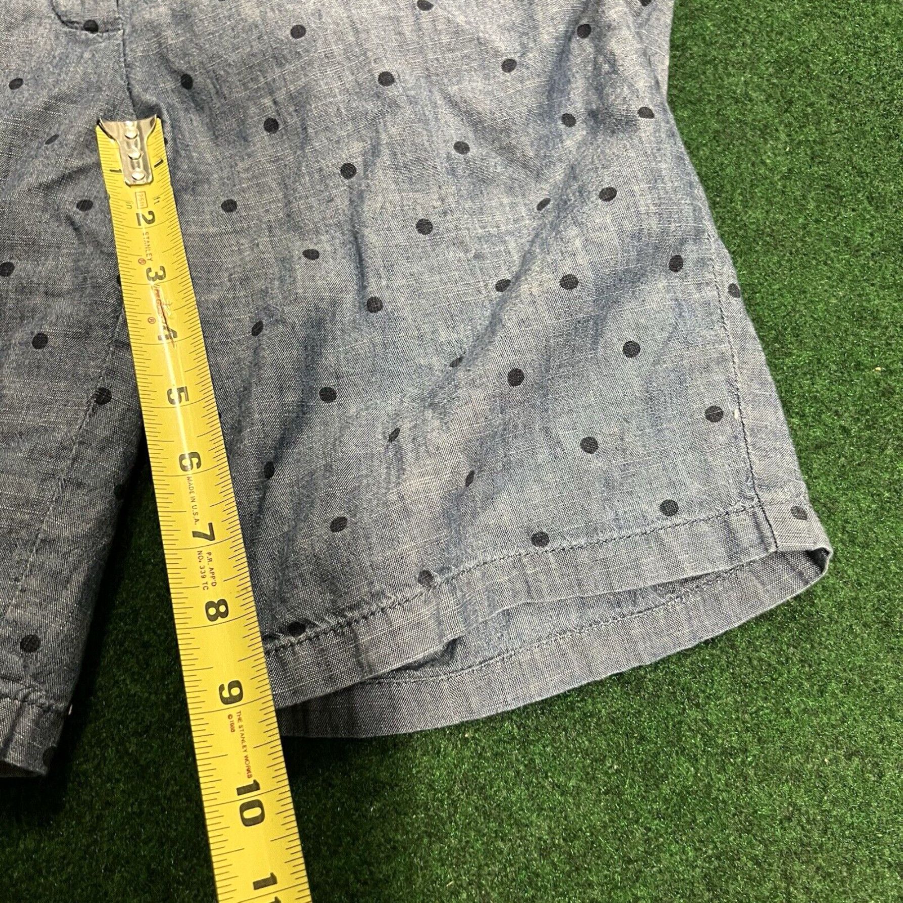 J.Crew J. Crew Bermuda Blue Gray Dot Shorts Size 4 Summer Outdoors Size 27" / US 4 / IT 40 - 7 Thumbnail