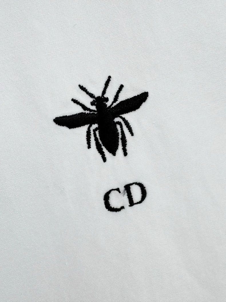 Dior Dior White Shirt with Logo-2505 Size S / US 4 / IT 40 - 5 Thumbnail