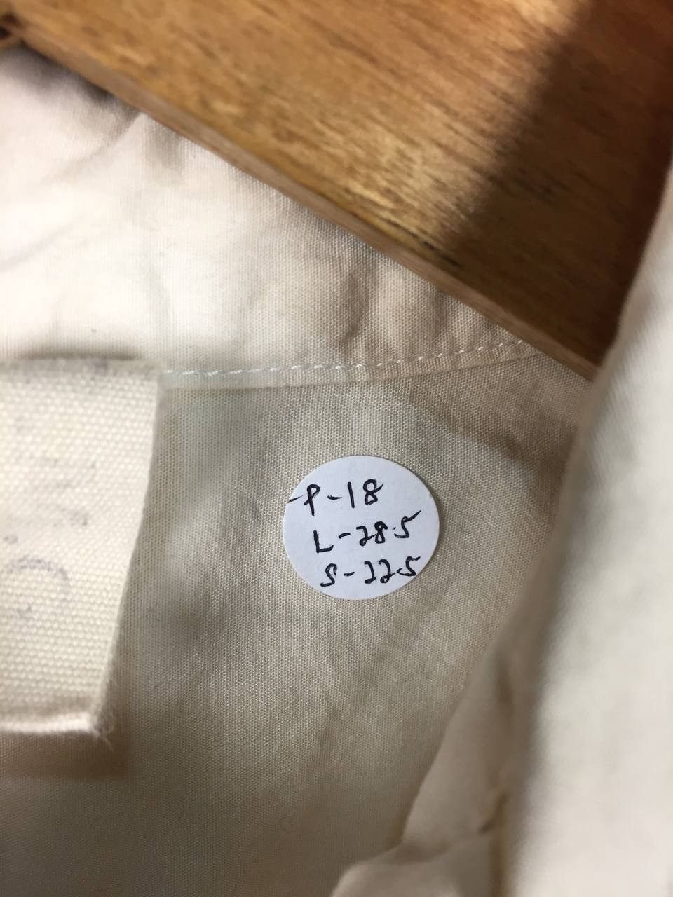 Japanese Brand D.M.G Domingo Made in Japan Cream Button Up Shirt Size US S / EU 44-46 / 1 - 16 Thumbnail