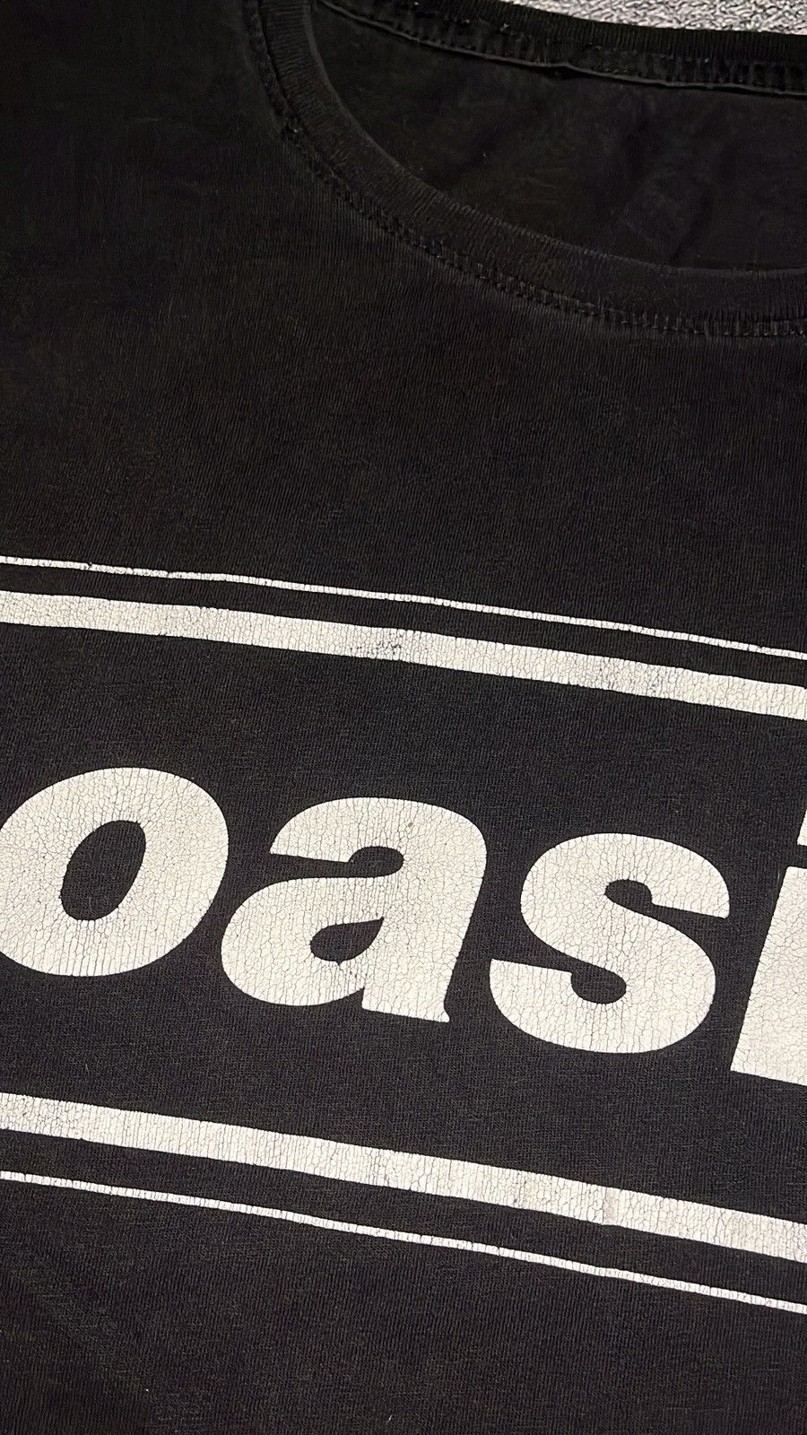 Band Tees × Vintage Vintage Oasis 2016 Box Logo white basic logo band tee Size US M / EU 48-50 / 2 - 5 Thumbnail