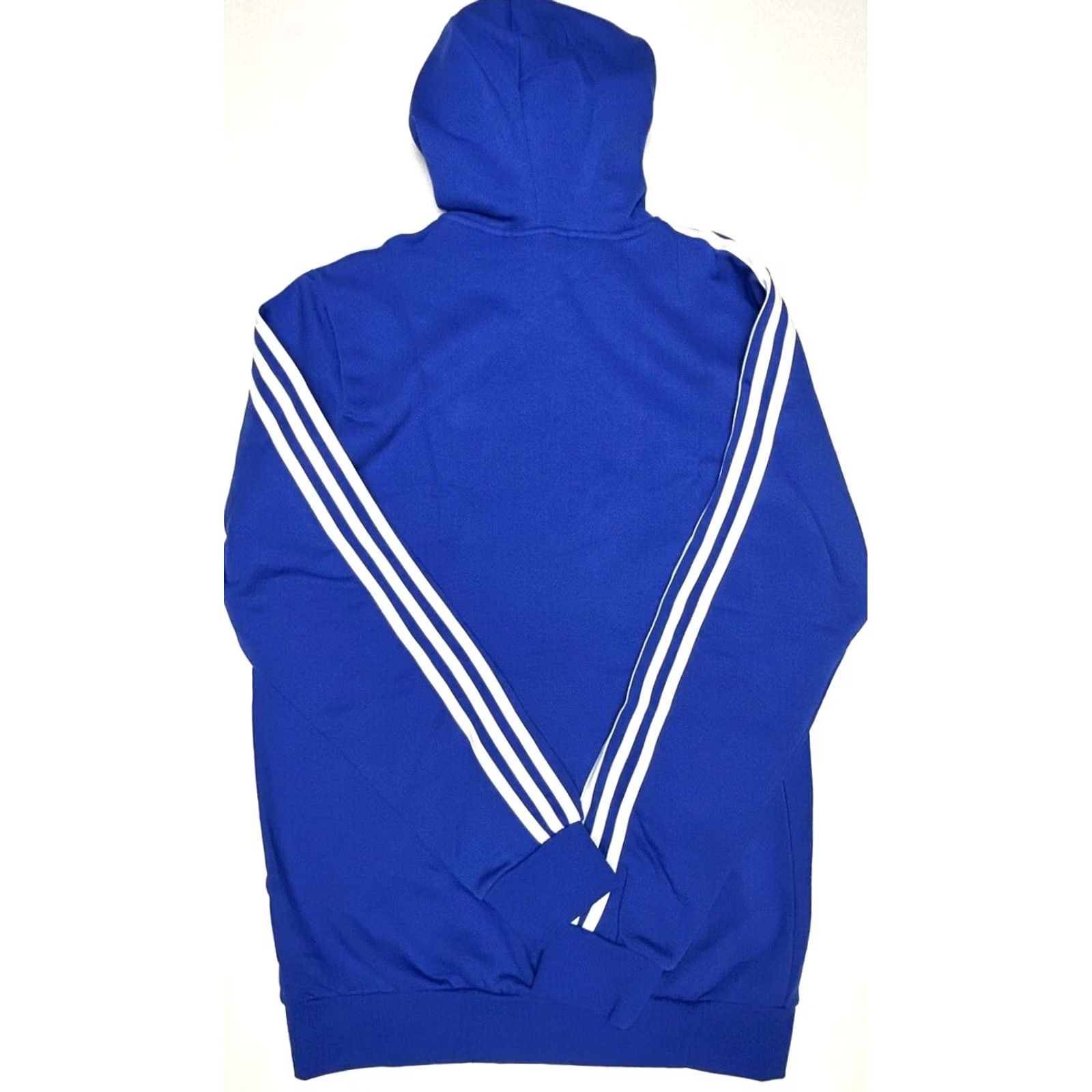 Adidas VINTAGE Adidas Essentials Hoodie Shirt MT Fleece 3-Stripes Full-Zip Royal Blue White Mens MT Medium Tall Blues Pullover 3-Stripes Hoodie Mens Size US M / EU 48-50 / 2 - 5 Thumbnail