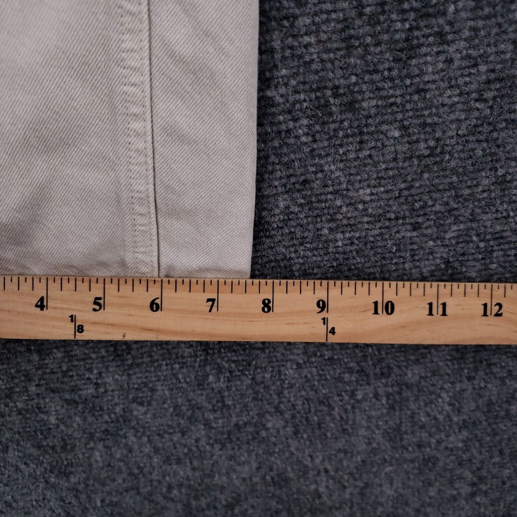 Pacsun PacSun Jeans Womens 25 Beige 90s Boyfriend High Rise Ripped Straight Leg Denim Jeans Size 42" / US 20 - 5 Thumbnail