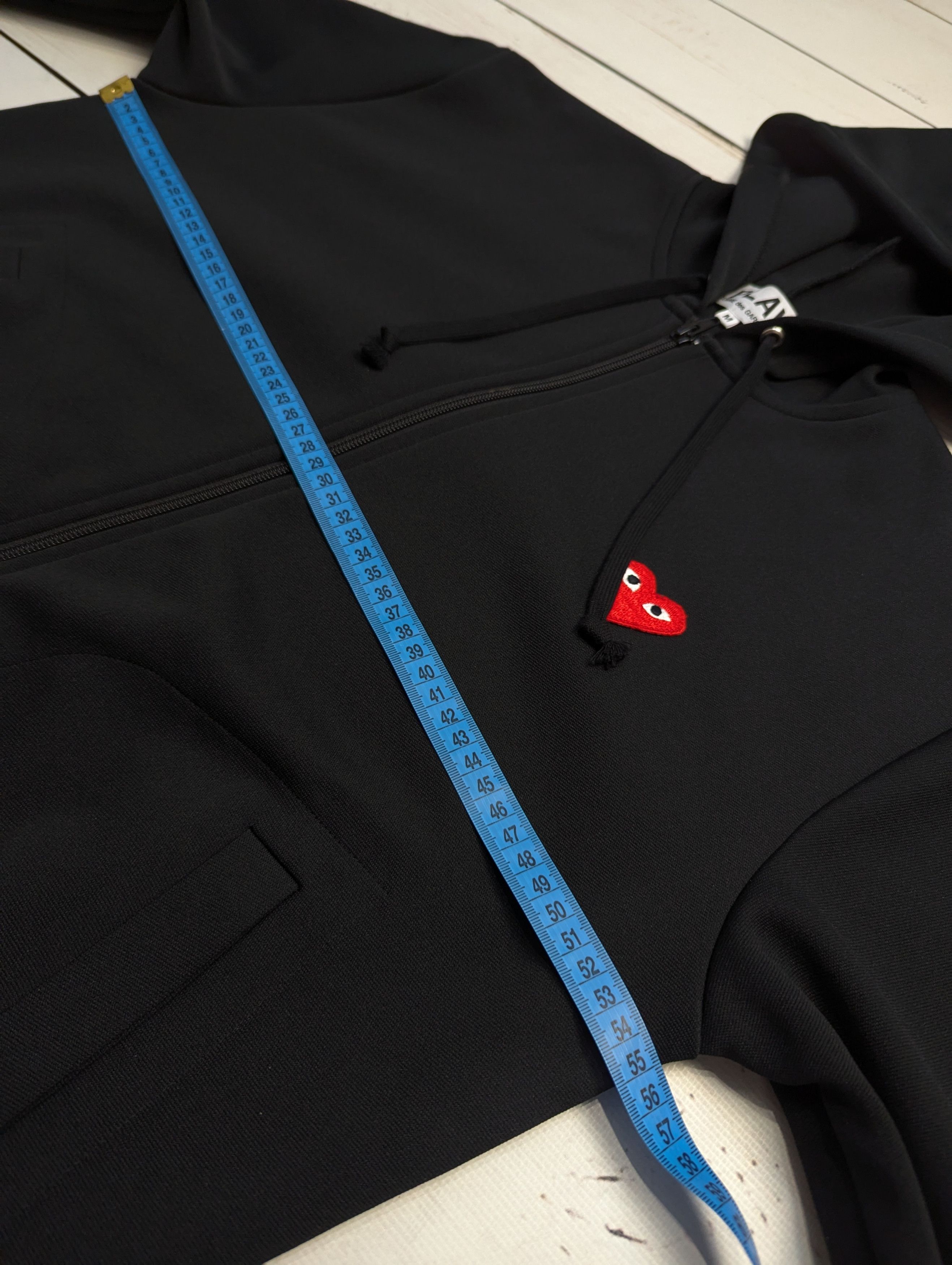 Comme des Garcons Comme des Garçons Play Zip Hoodie Jacket M Size US M / EU 48-50 / 2 - 16 Thumbnail