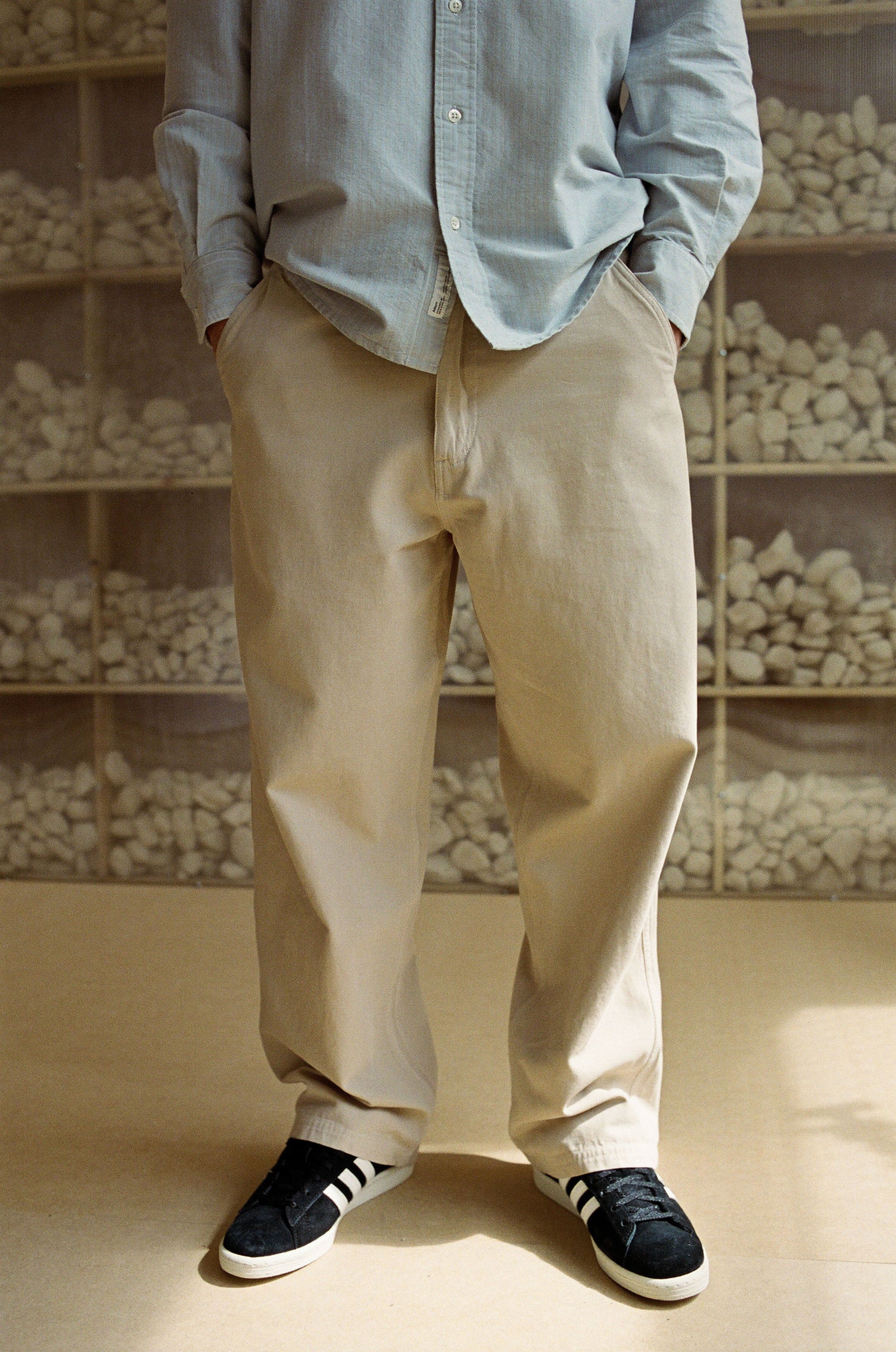 Adsum NWT Adsum SS24 Beige Summer Patch Pocket Pant (L) Size US 34 / EU 50 - 8 Thumbnail