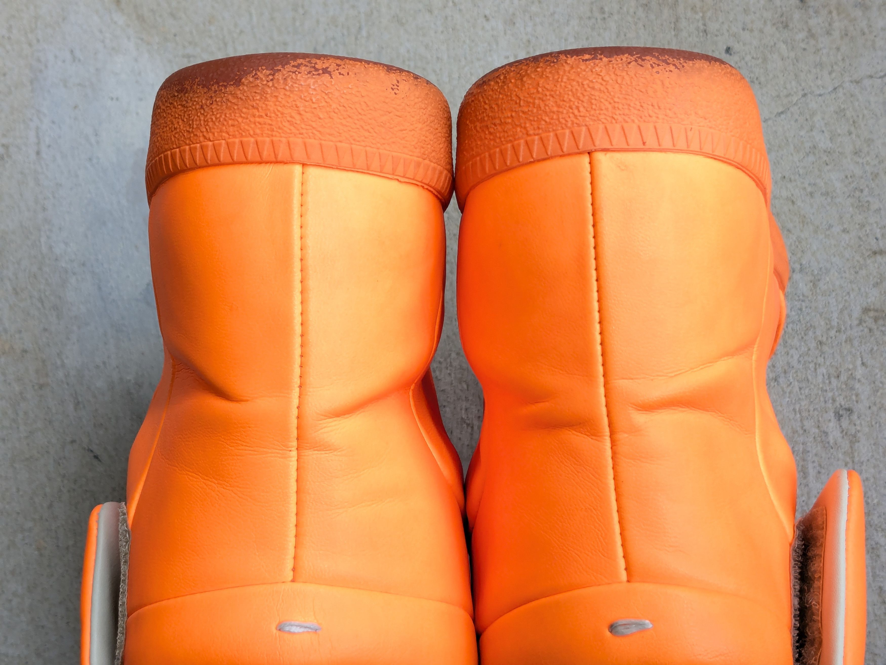 Maison Margiela Maison Margiela Future Orange Size 8 41 High Tops Leather Size US 8 / EU 41 - 16 Thumbnail
