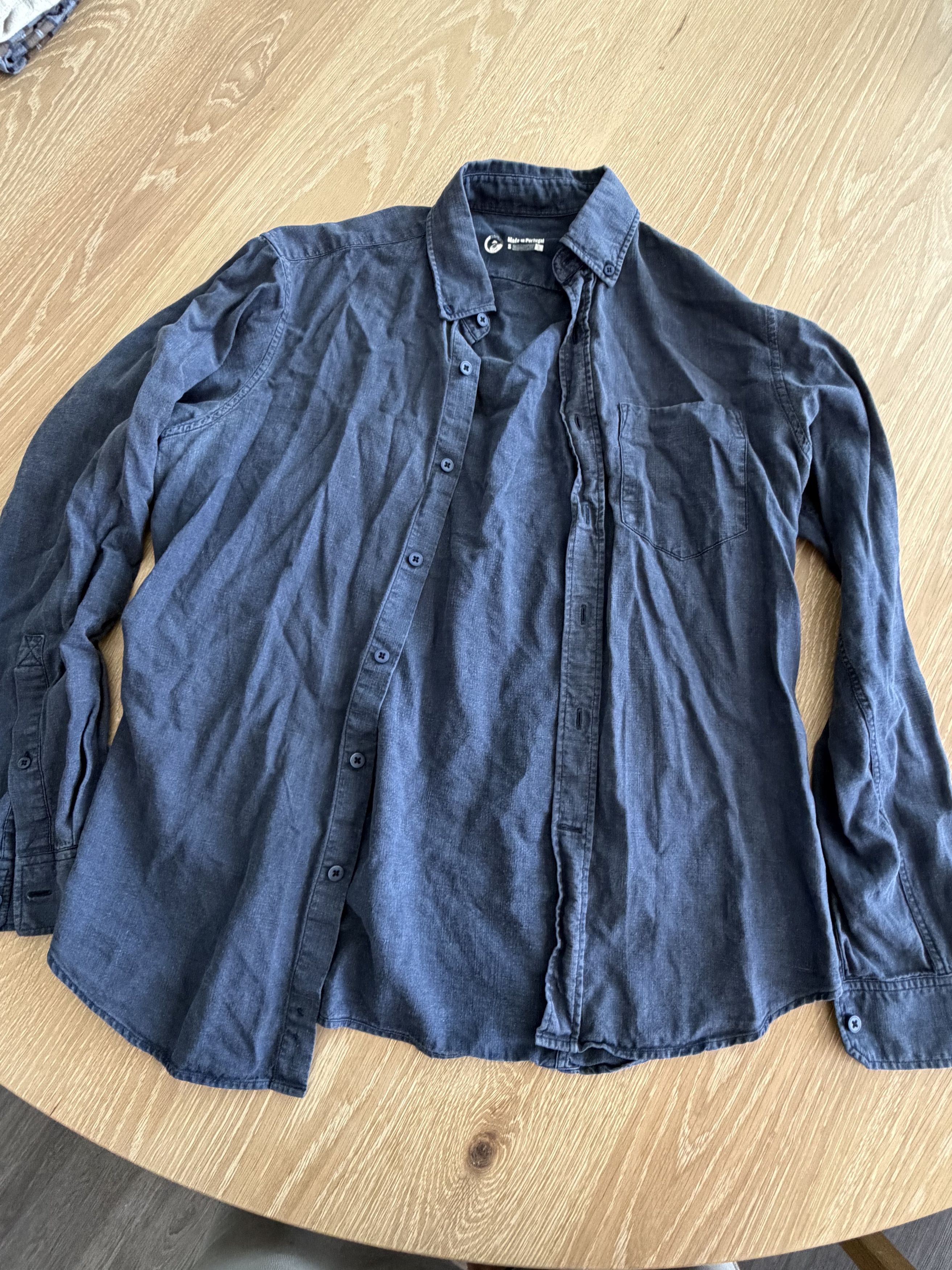 Outlier Ramielust Navy Men's Shirt Size US S / EU 44-46 / 1 - 1 Thumbnail