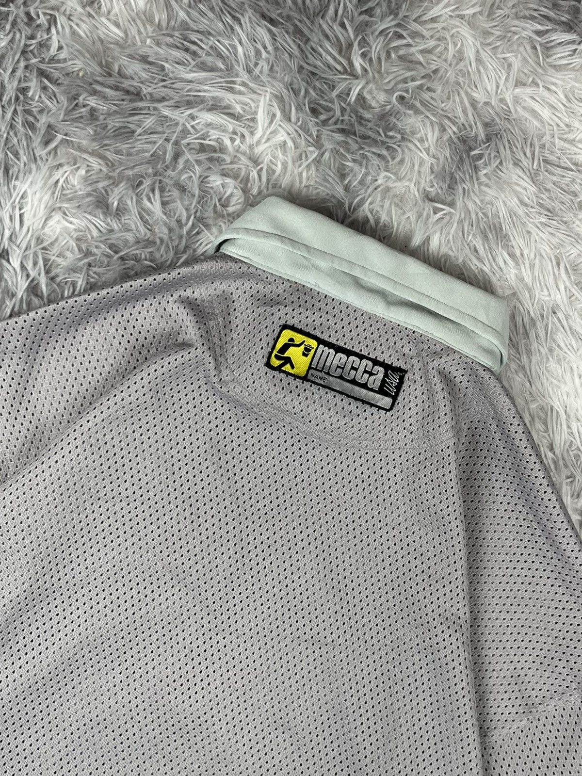 Mecca Vintage 90s MECCA USA Long Sleeve Half Zip Jersey Size US L / EU 52-54 / 3 - 10 Thumbnail