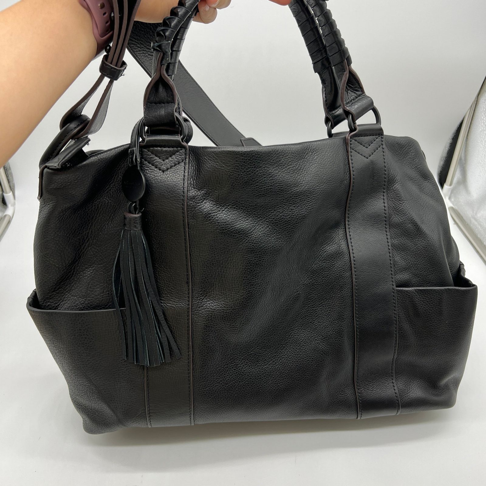 Other Aimee Kestenberg The Suzie Large Leather Sat Size ONE SIZE - 12 Thumbnail