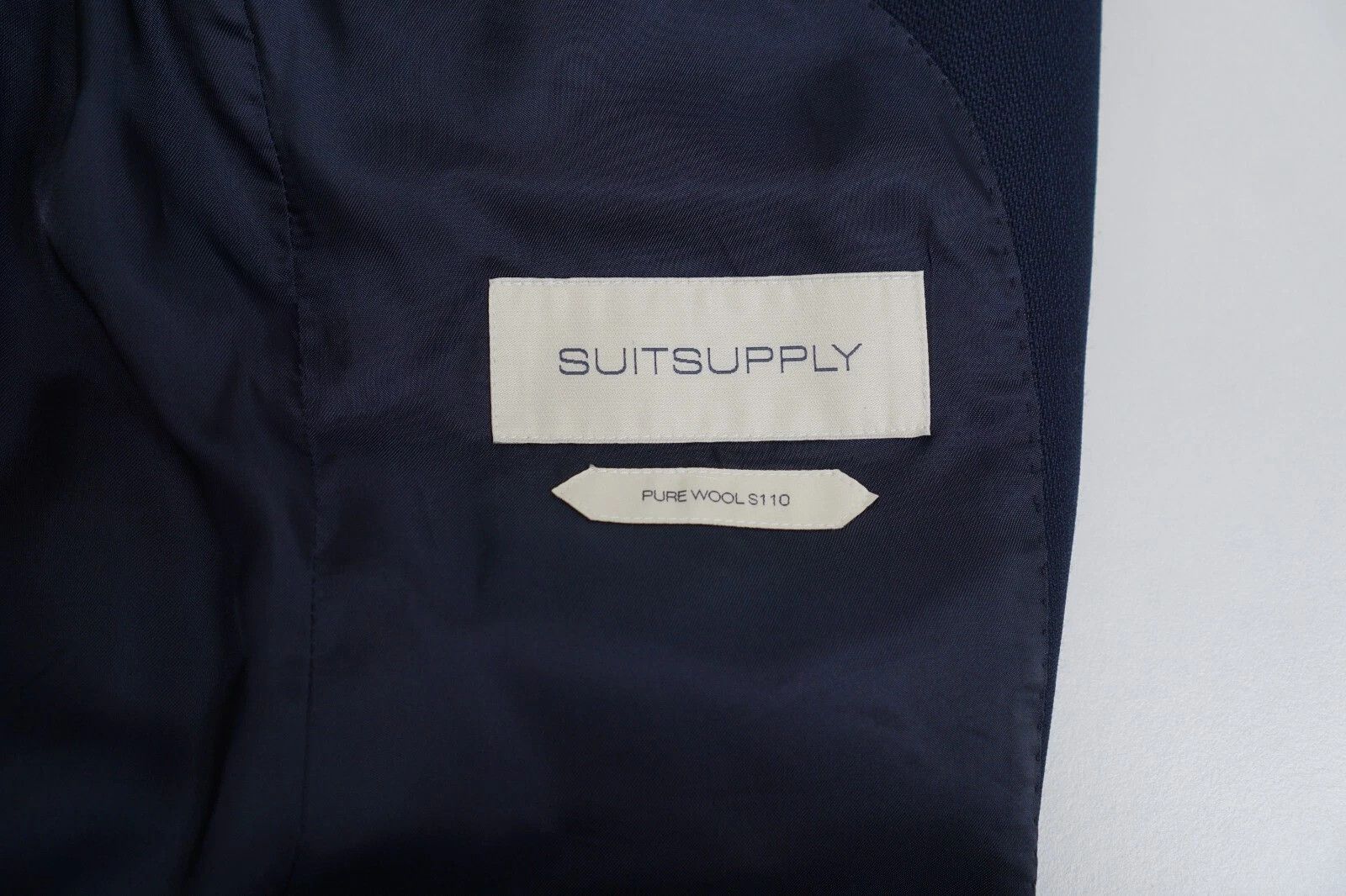 Suitsupply Men Suitsupply Blazer Lazio Pure Wool S110 Reda Blue US44L Size 44L - 5 Thumbnail