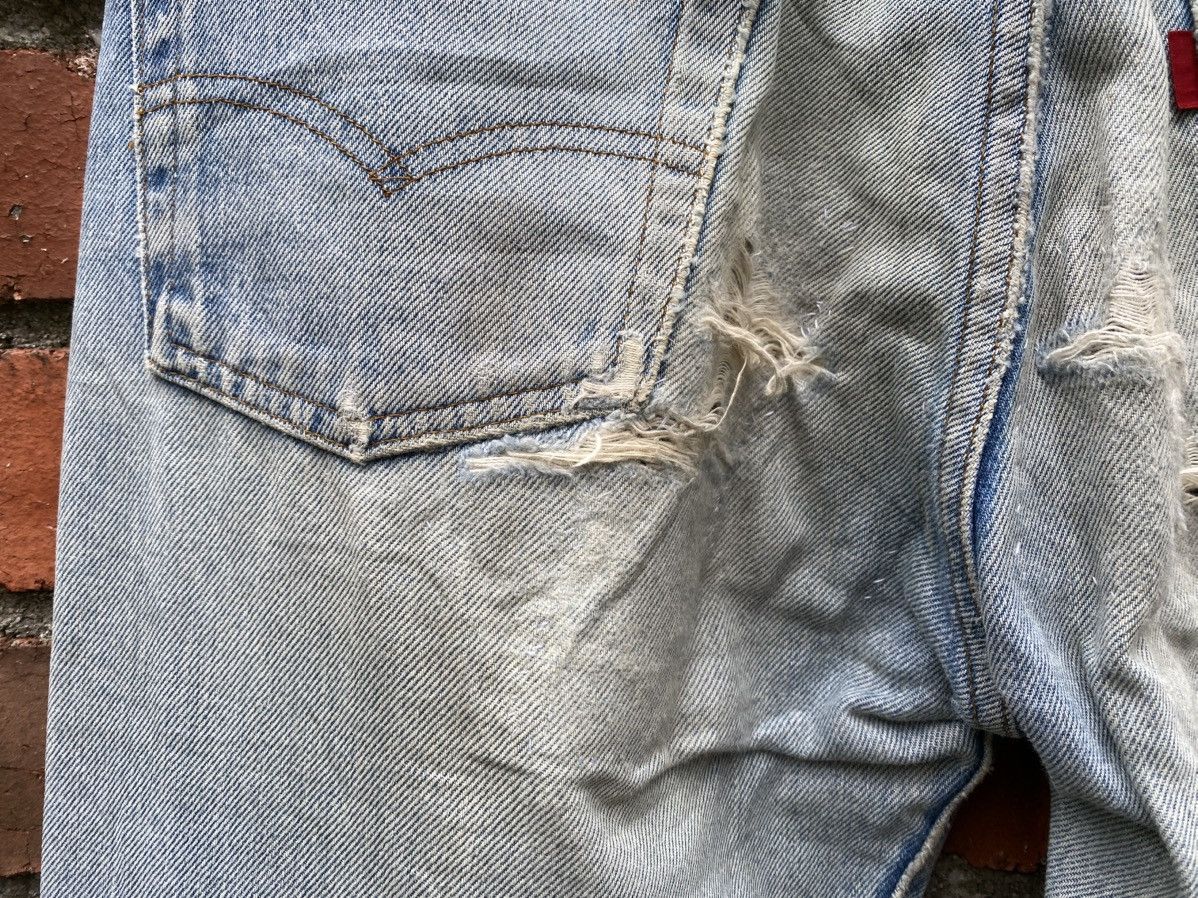Levi's Vintage Clothing W30x29.5 Vintage levi's 501 redline distressed made in USA Size US 30 / EU 46 - 9 Thumbnail