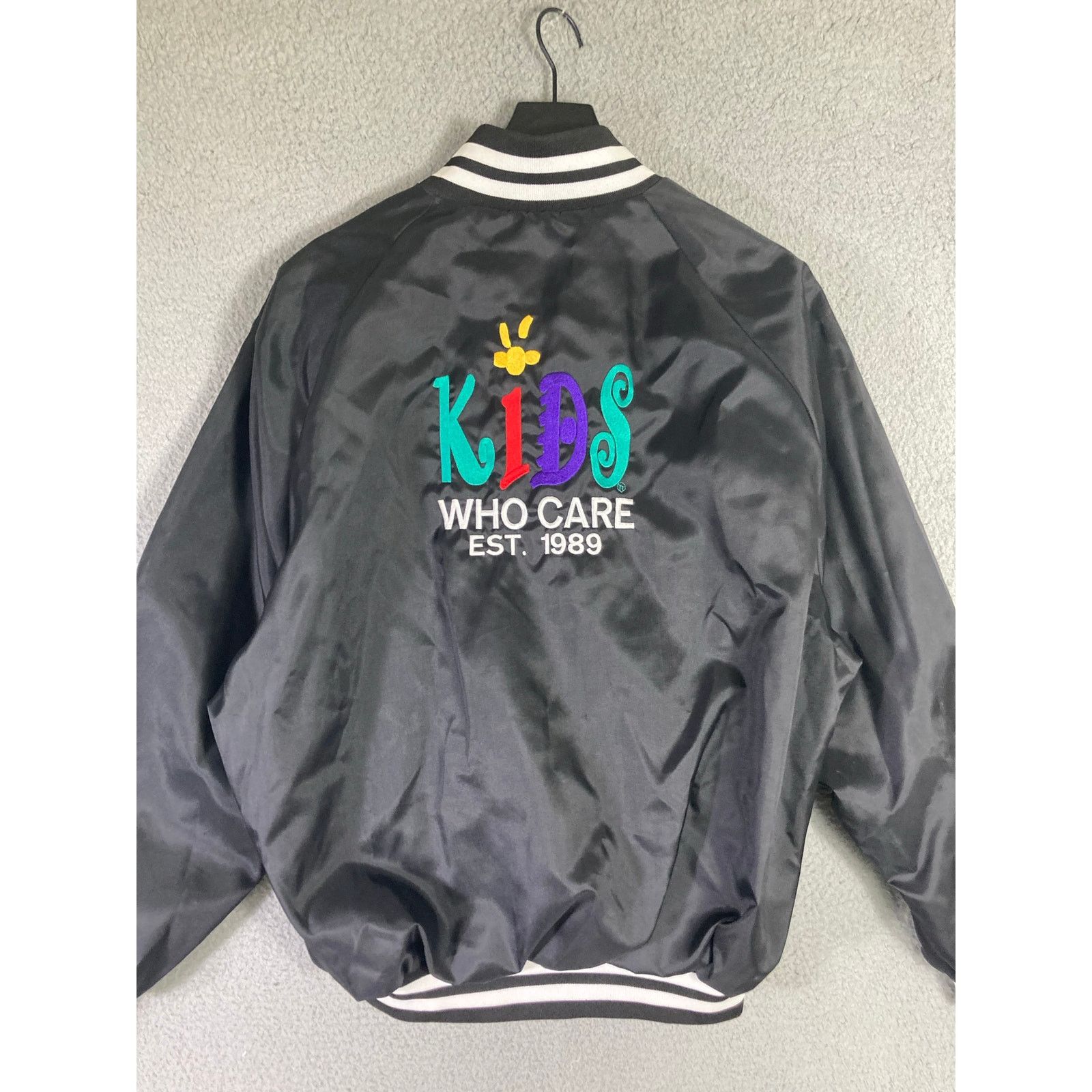 Vintage Vintage Kids Who Care Musical Theatre Jacket Black Size L Size US L / EU 52-54 / 3 - 3 Thumbnail