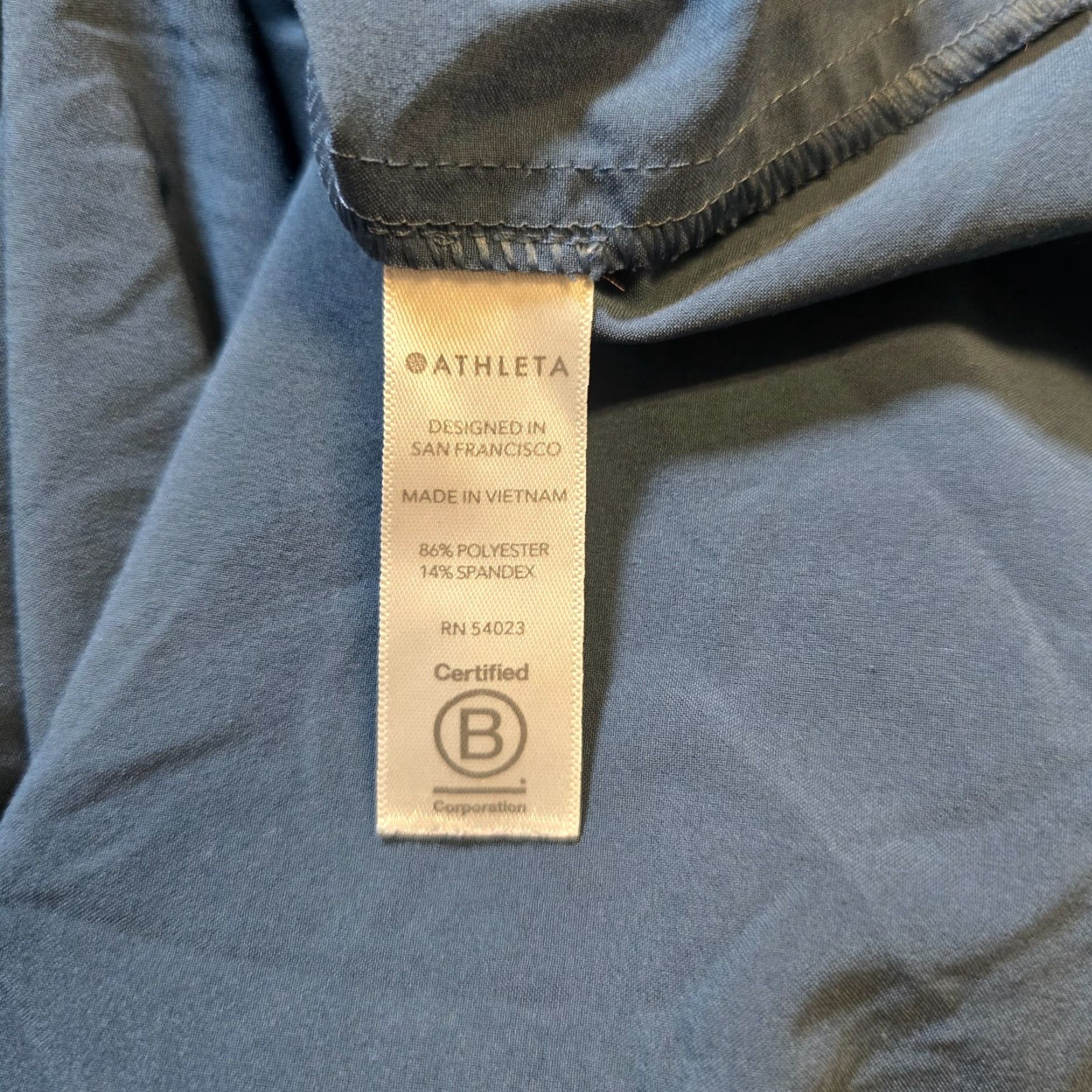 Athleta Athleta Dress Womens Small Petite Gray Striped Sleeveless Sheath Casual Knit Polyester Spandex Size S / US 4 / IT 40 - 7 Thumbnail