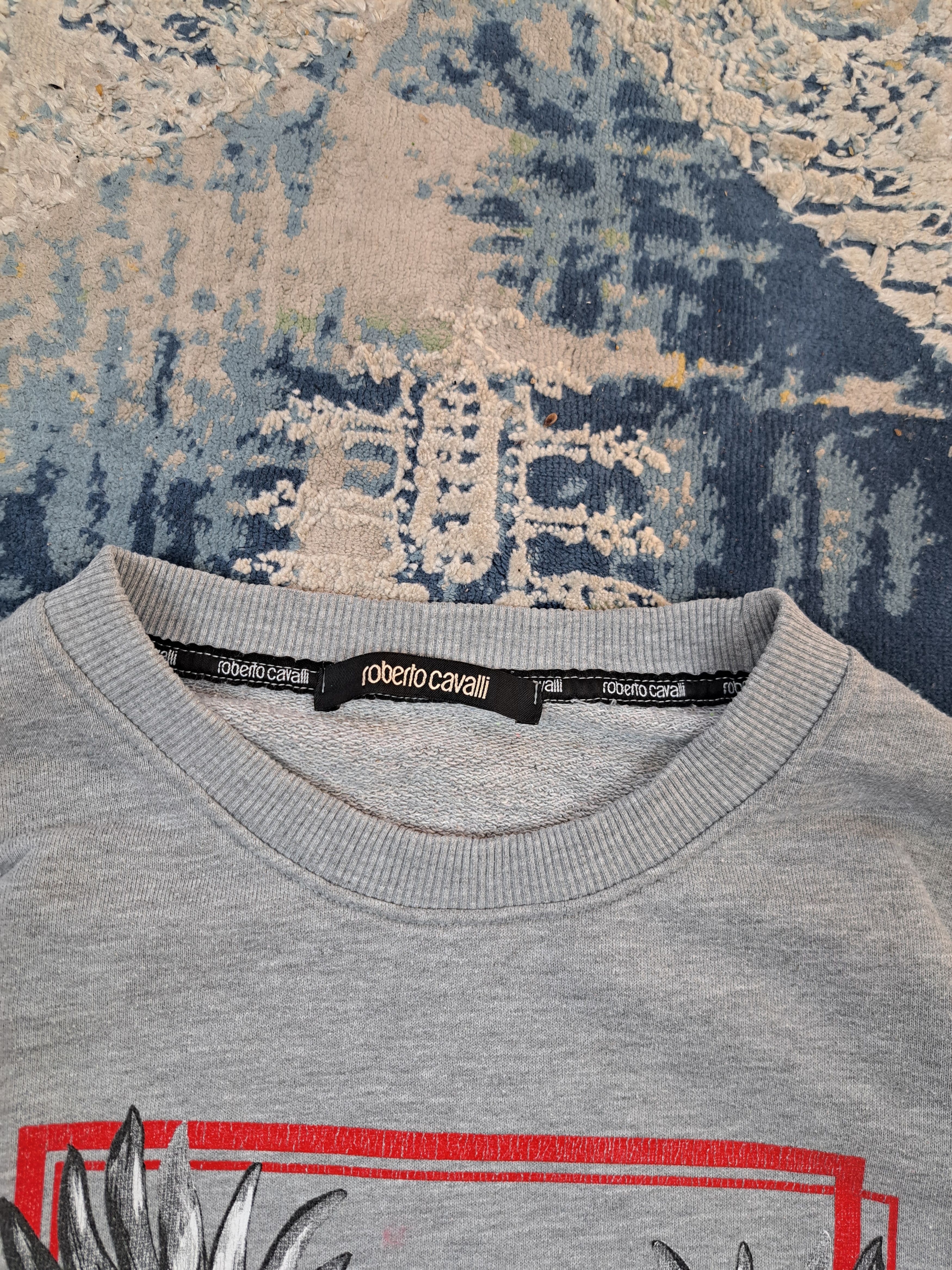 Roberto Cavalli Robert Cavalli Eagle Printed Sweatshirt Drip Swag y2k Drain Size US S / EU 44-46 / 1 - 3 Thumbnail
