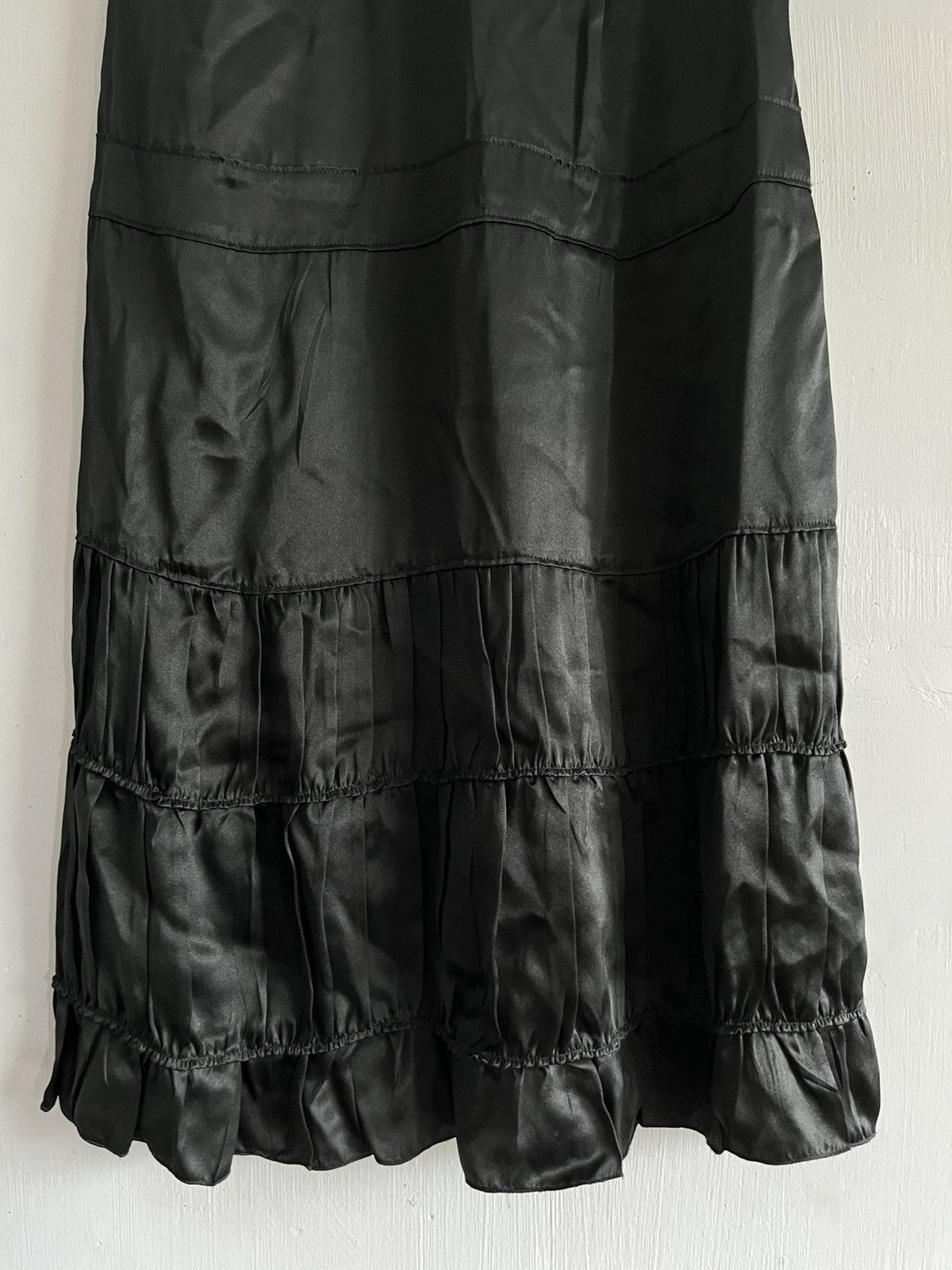 Miu Miu FW06 Miu Miu Pleated Tiered Silk Dress Size XS / US 0-2 / IT 36-38 - 2 Thumbnail