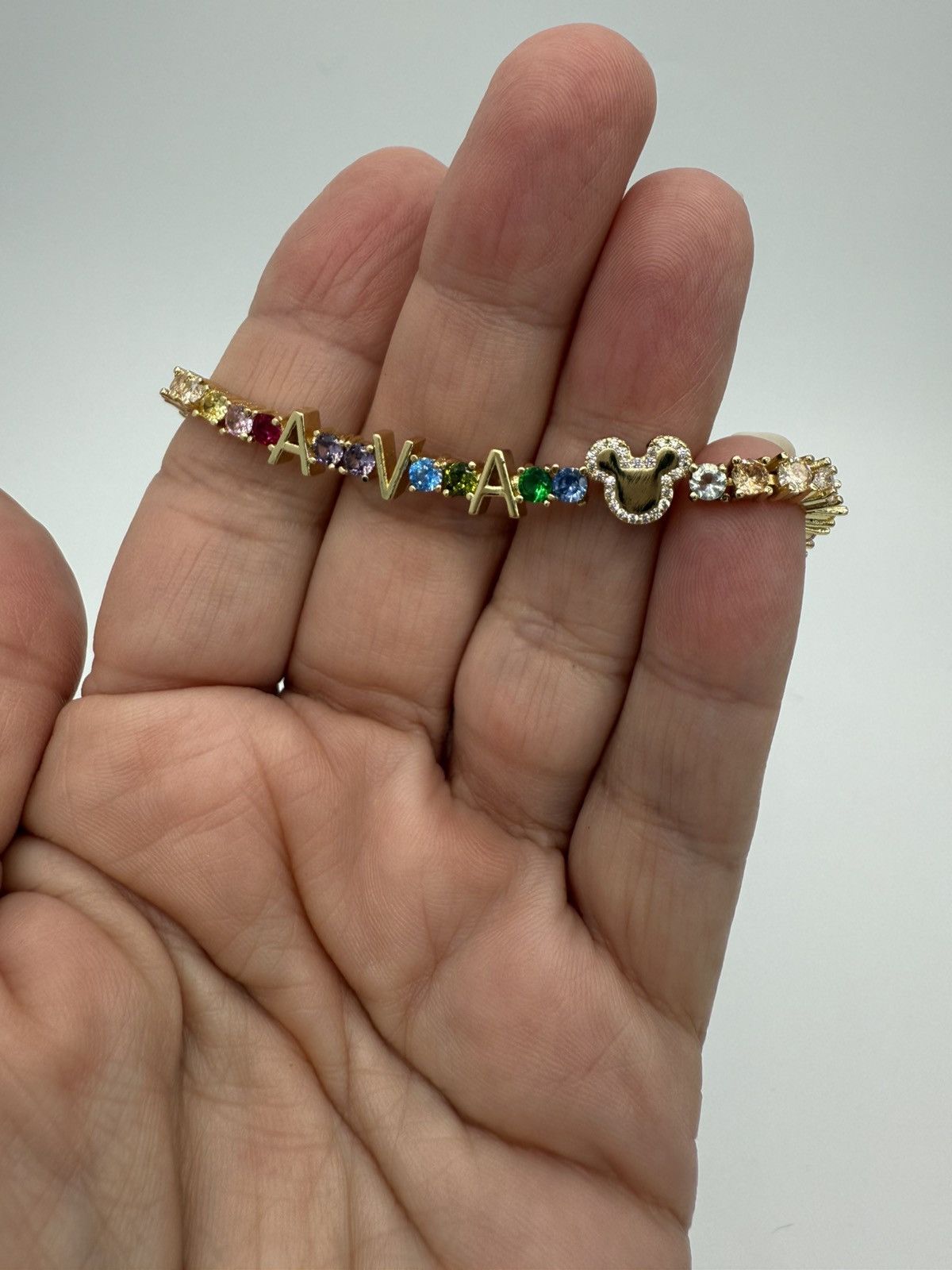 Other Baublebar Disney Mickey Mouse Custom AVA Tennis Bracelet Size ONE SIZE - 4 Thumbnail