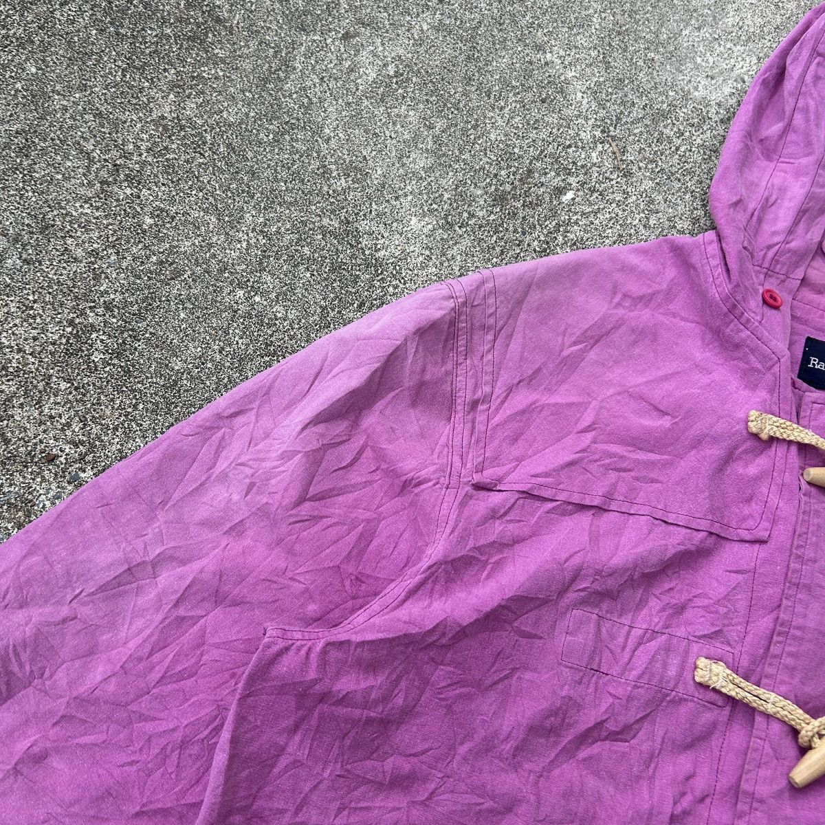 Vintage Vintage 80s-90s Polo Ralph Lauren Toggle Hoodie Sun Faded Size US L / EU 52-54 / 3 - 7 Thumbnail