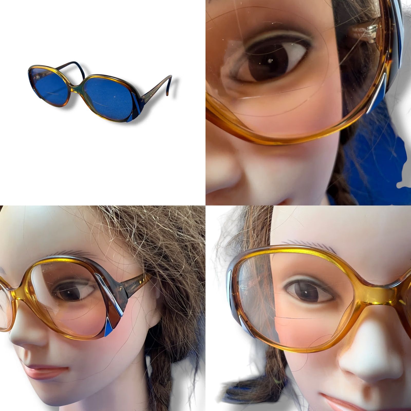 Frame 80s Vintage Sunglasses Optyl Brown Frame Austria Stick-on Magnifiers Size ONE SIZE - 8 Thumbnail