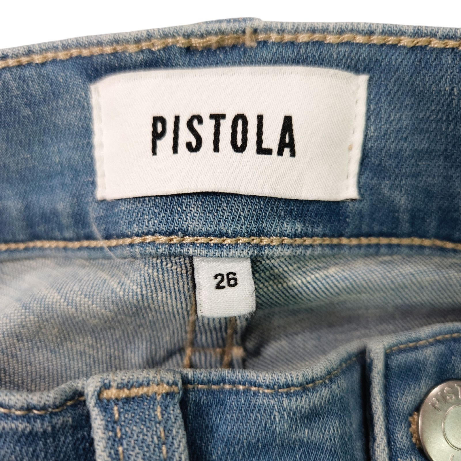 Pistola NWOT Pistola Aline Button Fly Skinny Ankle Jeans Sz. 26x27 Size 26" / US 2 / IT 38 - 3 Thumbnail