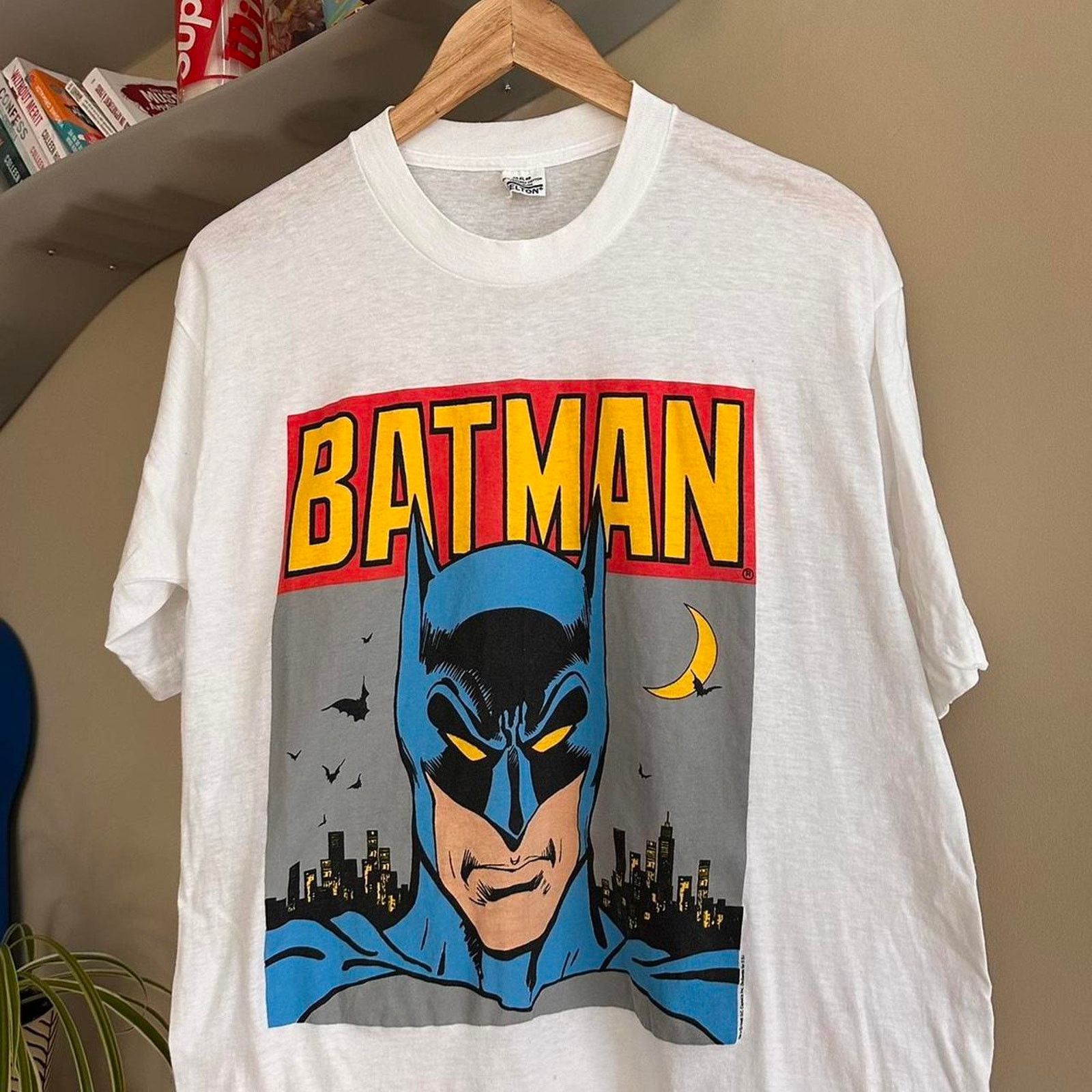 DC Comics × Vintage Vintage 1989 Batman Dc Comics Shirt Size US XL / EU 56 / 4 - 2 Thumbnail
