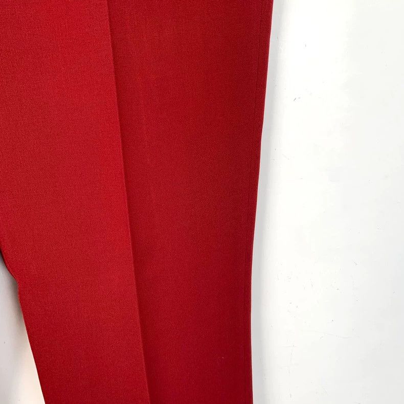 Gucci Gucci Red mulberry silk casual suit trousers 2502-Nextarro Size 36R - 4 Thumbnail
