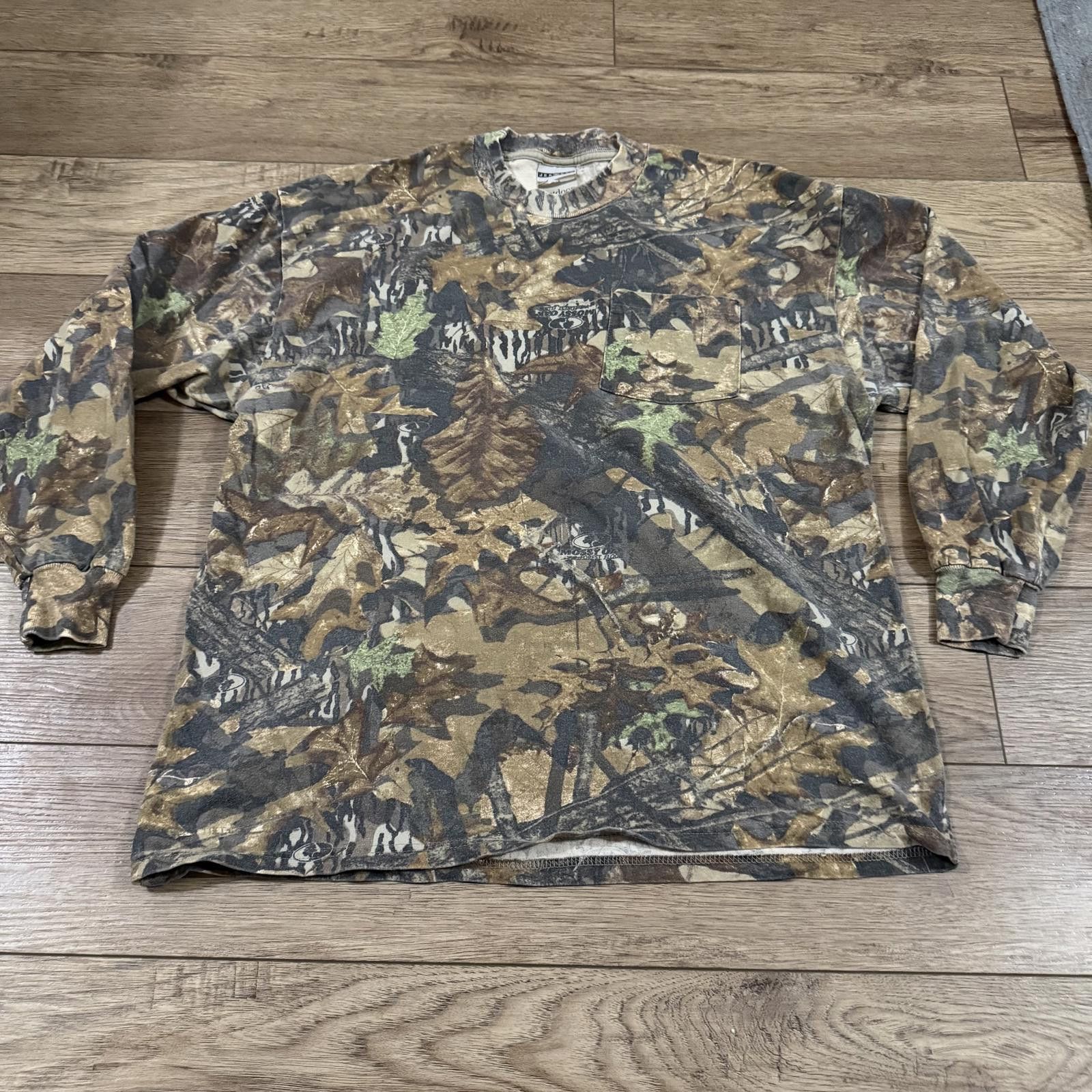 Jerzees Vintage Mossy Oak Forest Floor Camo Jerzees Outdoors Shirt Size US L / EU 52-54 / 3 - 1 Thumbnail