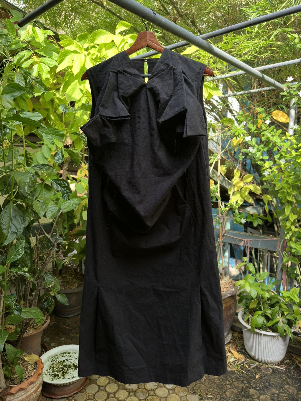 Bernhard Willhelm 2010s Bernhard Willhelm Geometric Draped Dress Size M / US 6-8 / IT 42-44 - 1 Thumbnail