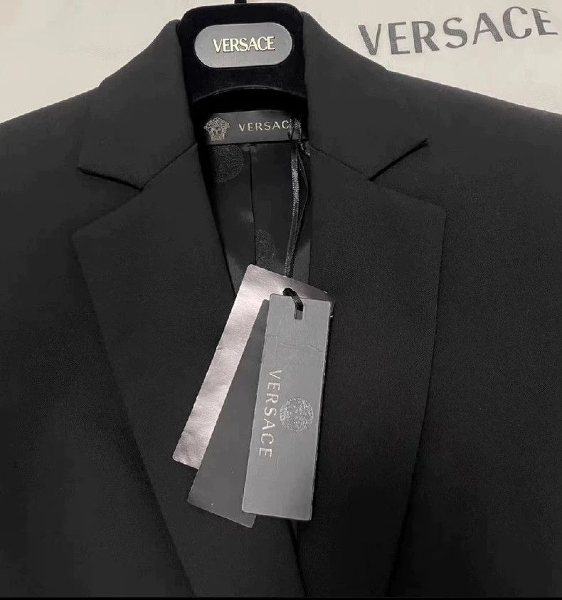Versace Versace Medusa gold buckle blazer Size S / US 4 / IT 40 - 3 Thumbnail