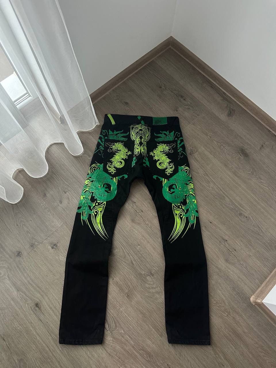 Christian Audigier × Ed Hardy × Vintage Vintage Ed Hardy Christian Audigier Style Pants Size US 30 / EU 46 - 2 Thumbnail