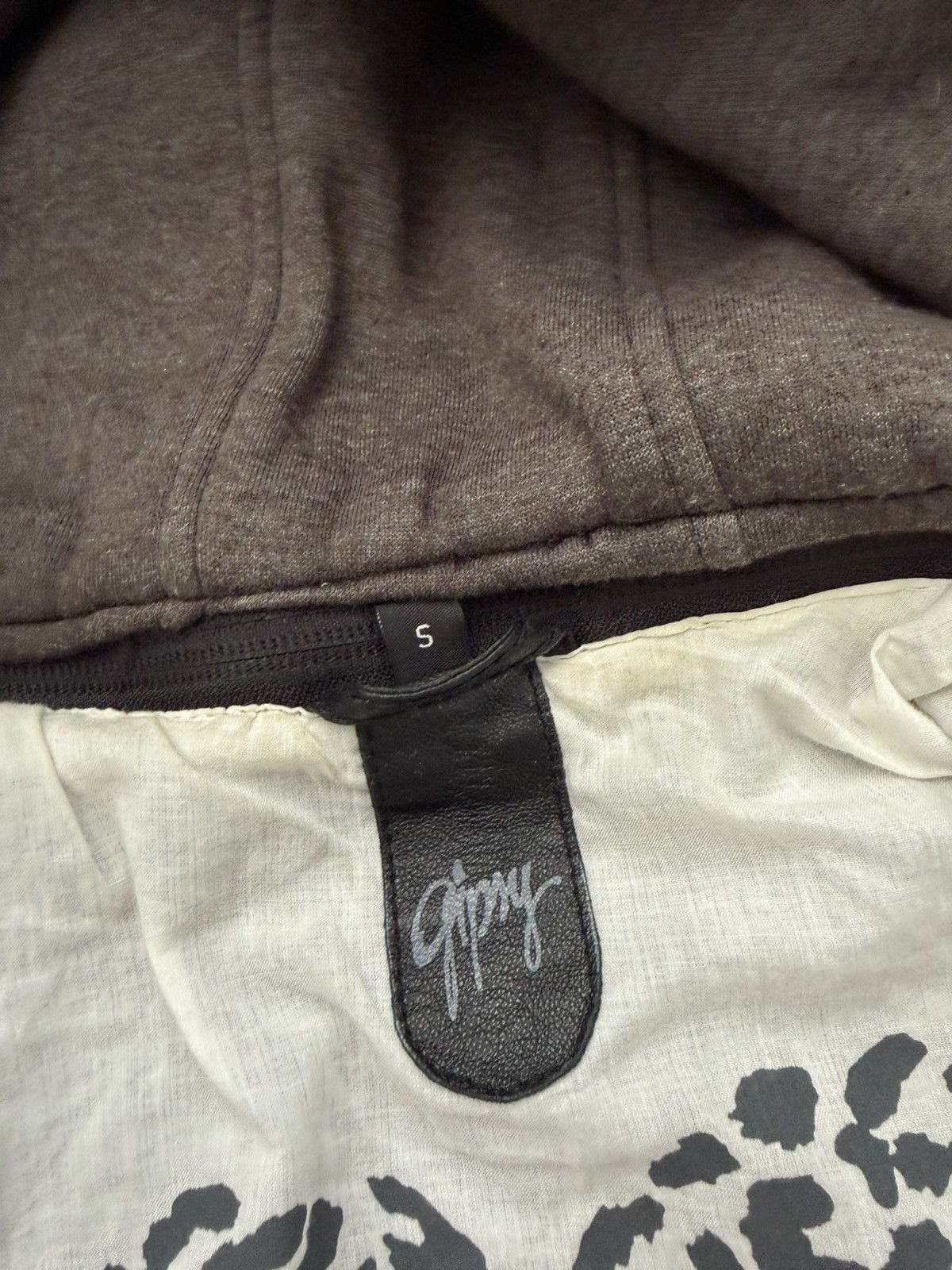 Gypsy Gipsy Leather Biker Jacket Hooded Black Moto Slim Fit Size S Size S / US 4 / IT 40 - 18 Thumbnail