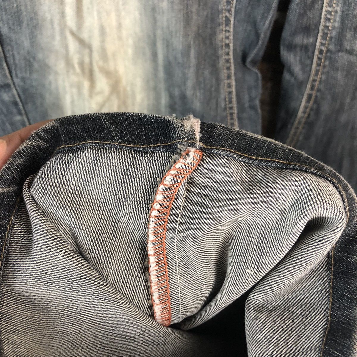 Edwin Edwin Black faded vintage Denim Pants #A1413 Size US 38 / EU 54 - 9 Thumbnail