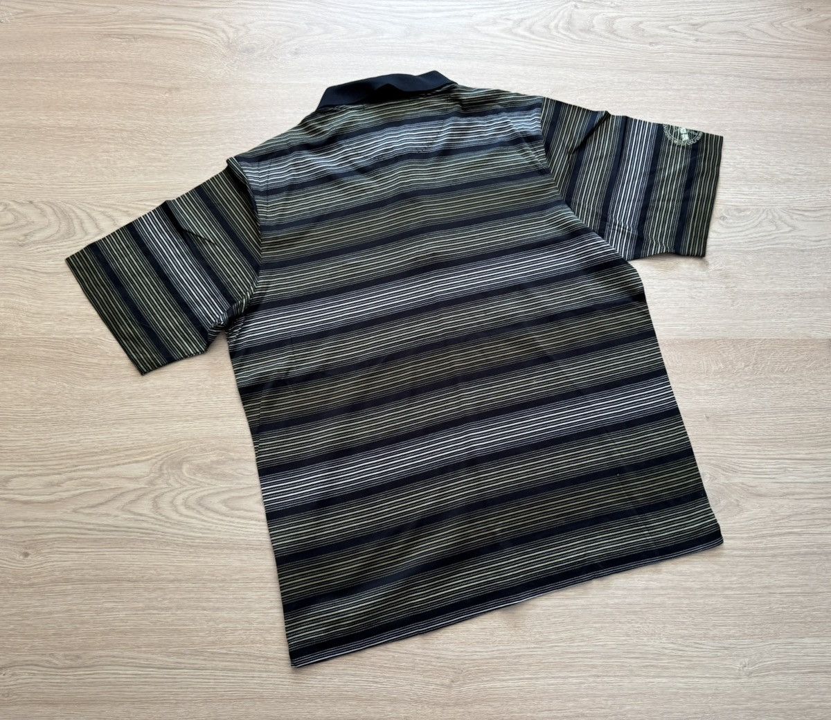 Nike Vintage 00’s Nike x Tiger Woods y2k Stripes Rare Polo Shirt Size US L / EU 52-54 / 3 - 5 Thumbnail