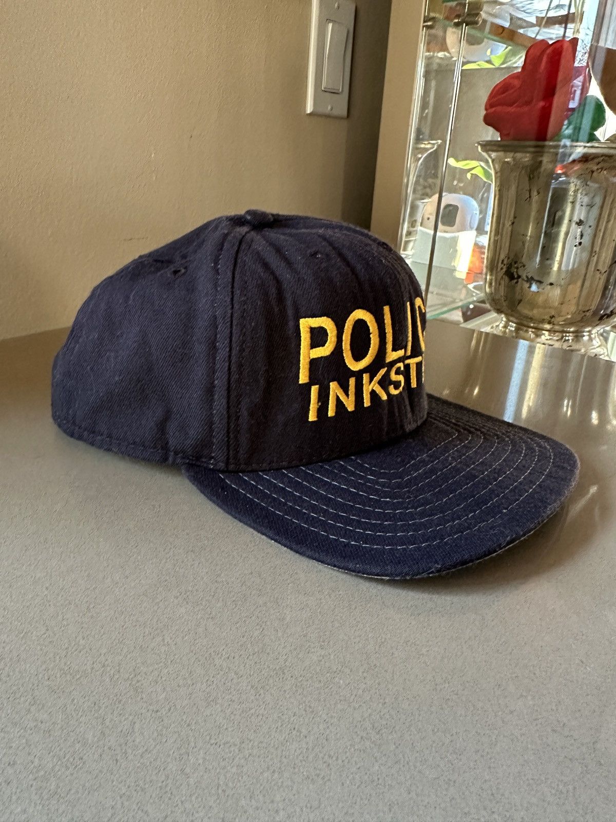 New Era Vintage Inkster Police Embroidered Snapback Hat Detroit Size ONE SIZE - 3 Thumbnail
