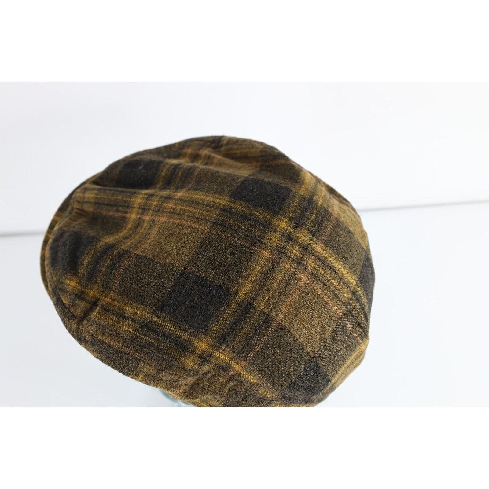 Pendleton × Vintage Vintage 60s Pendleton Distressed Wool Newsboy Cabbie Hat Cap Size ONE SIZE - 6 Thumbnail