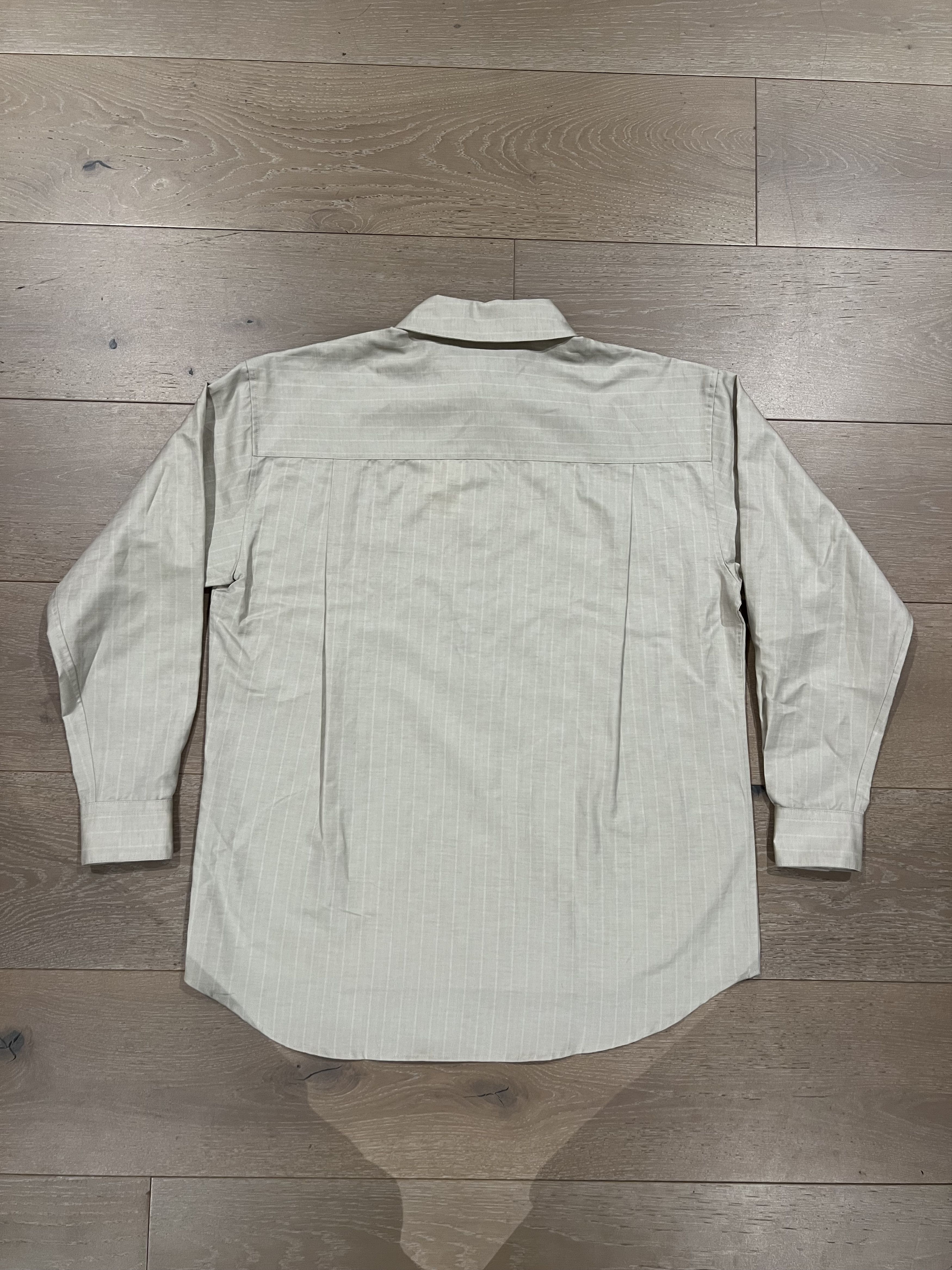 Colbo 💚 1/24 Colbo NYC Banaras Shirt Warm Gray Stripe Medium NEW Size US M / EU 48-50 / 2 - 5 Thumbnail