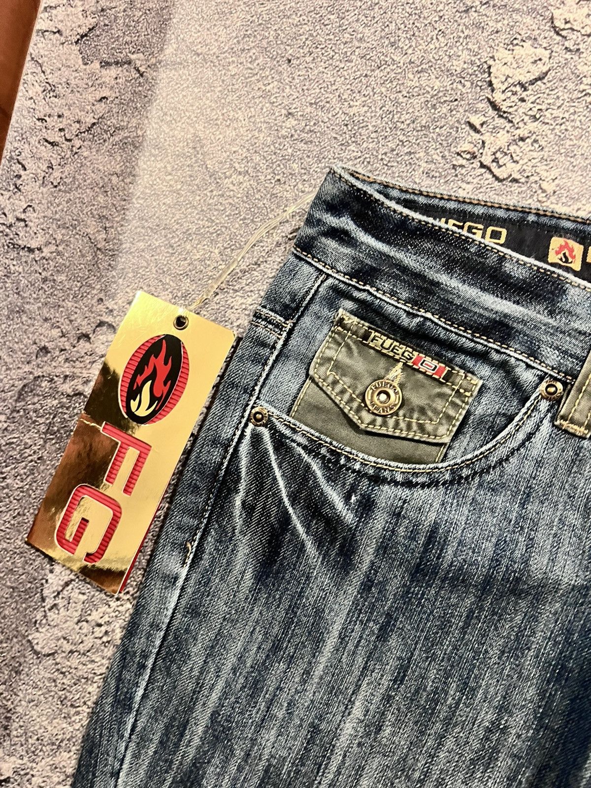 Vintage Y2K Archive Baggy Fit Jeans – Vintage Drip Avan-Garde 90s Size US 34 / EU 50 - 7 Thumbnail