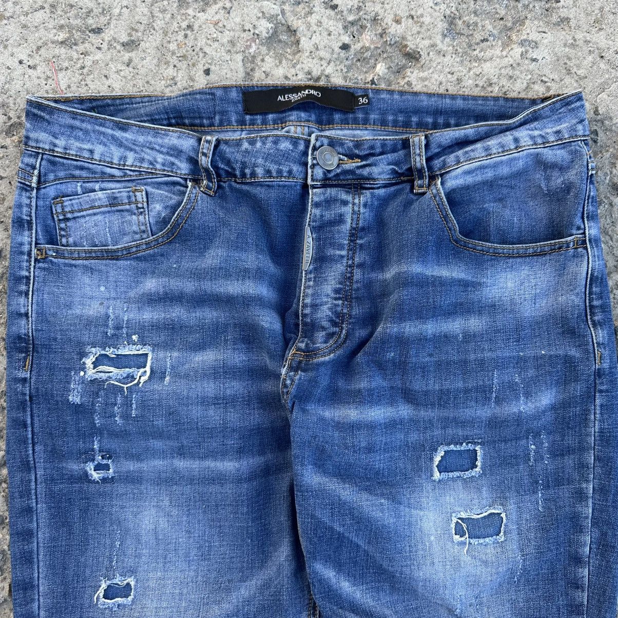 Italic Vintage Alessandro Zavetti Jeans Size 36 Old Money Y2K 00s Size US 36 / EU 52 - 5 Thumbnail