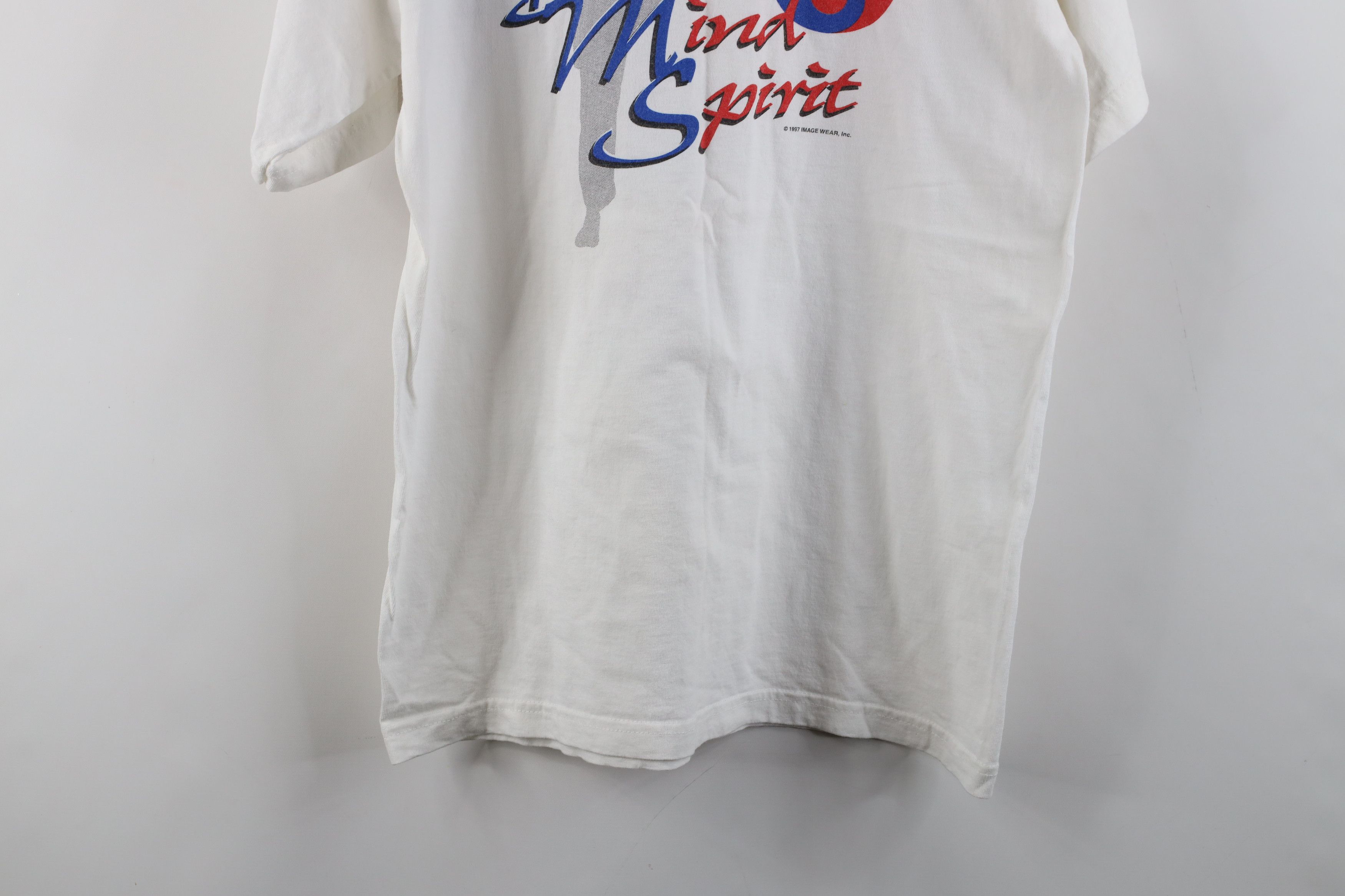 Vintage Vintage 90s Martial Arts America Jiu Jitsu T-Shirt White Size US M / EU 48-50 / 2 - 13 Thumbnail