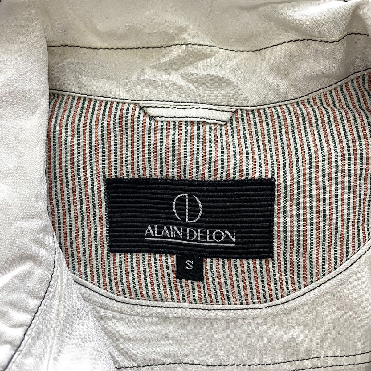 ALAIN DELON ALAIN DELON Multi Pockets Motorcycle Jeans White Jacket Size US S / EU 44-46 / 1 - 3 Thumbnail