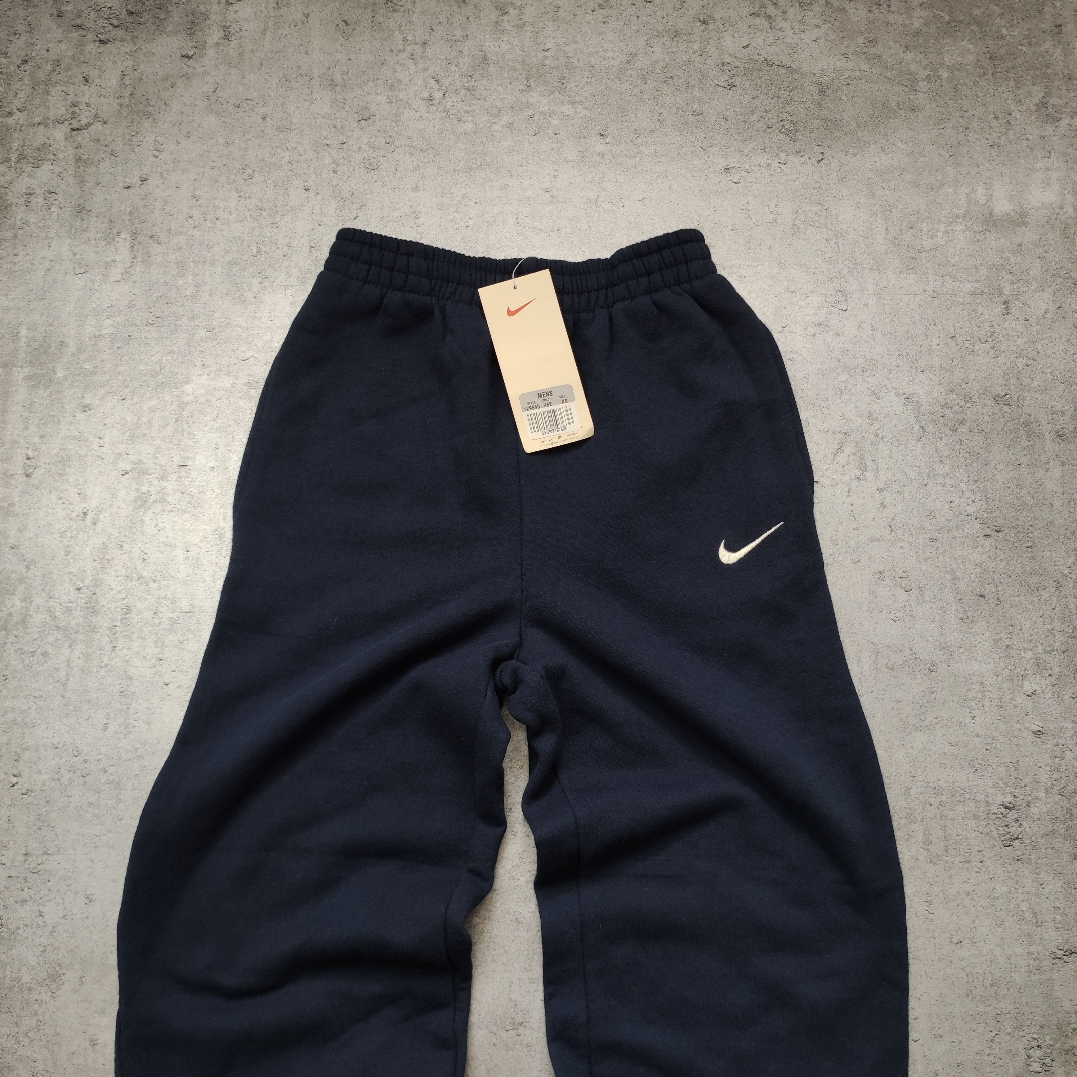 Nike × Vintage RARE Vintage 90s New With TAG Nike Navy Sweatpants Size US 30 / EU 46 - 3 Thumbnail