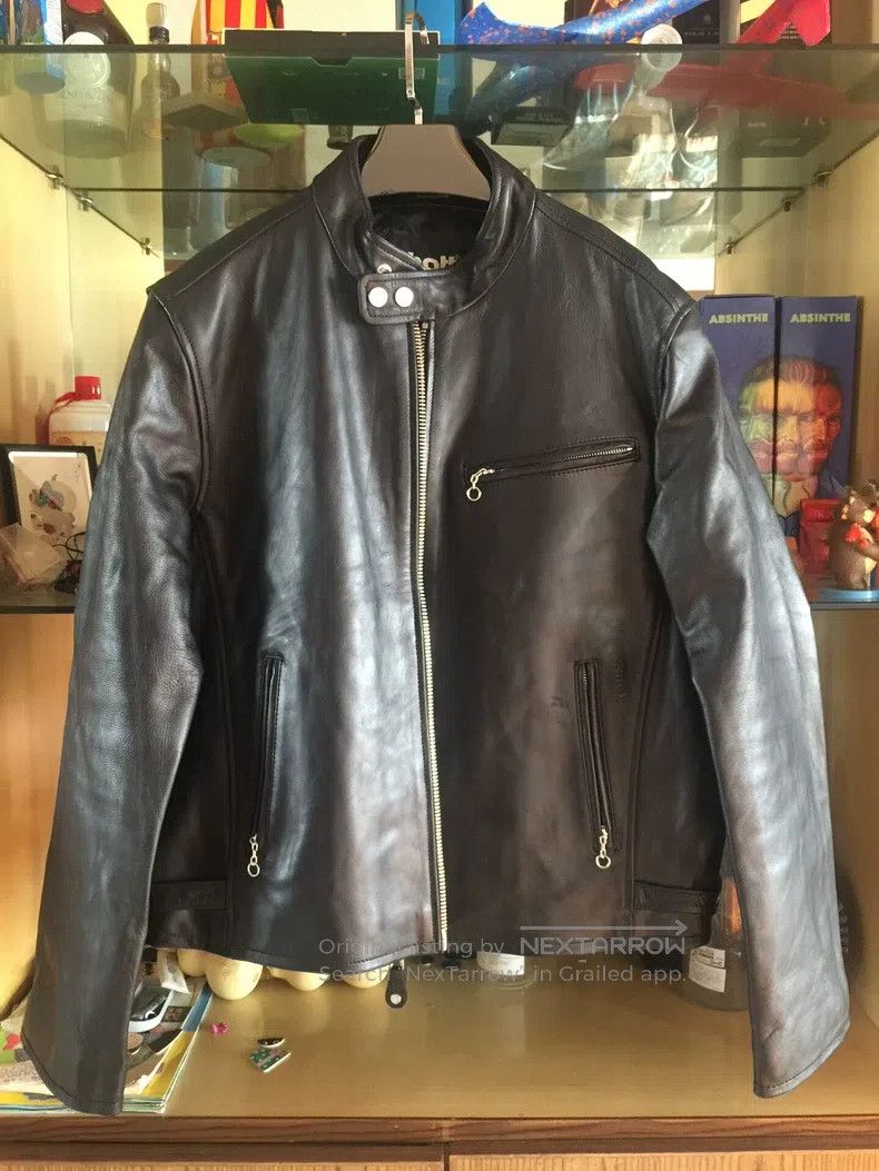 Schott Schott Leather coat Size US XXL / EU 58 / 5 - 1 Thumbnail