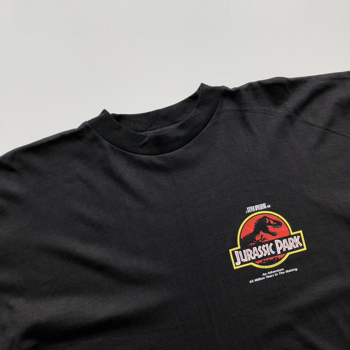 Vintage Jurassic Park 90’s Movie Steven Spielberg Vintage T-Shirt Size US XL / EU 56 / 4 - 2 Thumbnail