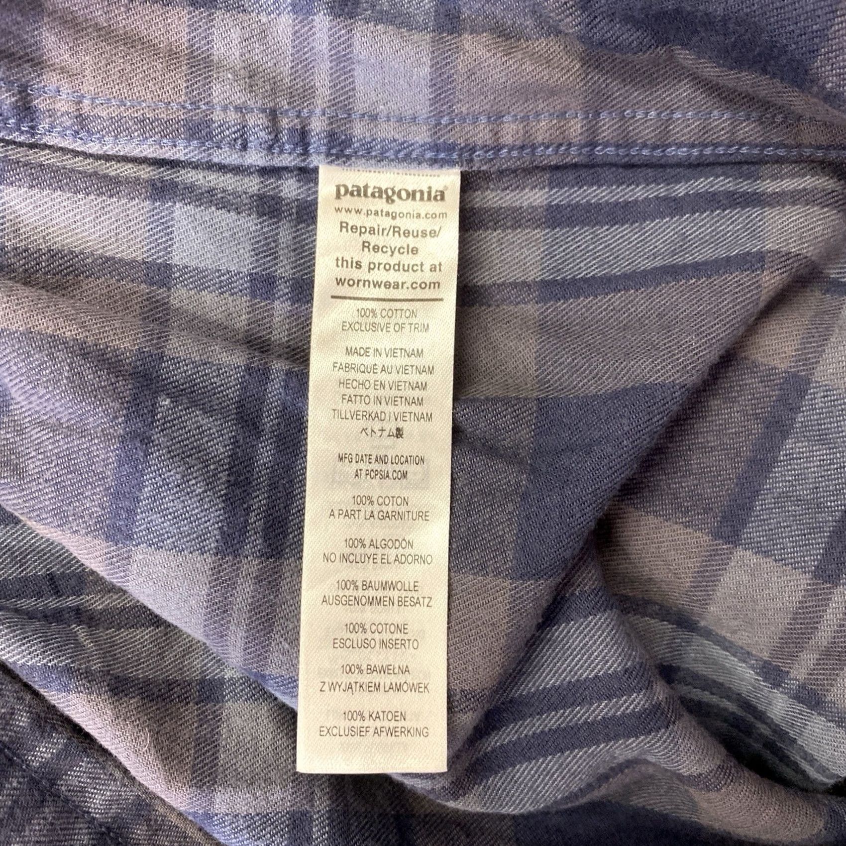 Patagonia Patagonia Shirt Button-Up Flannel Organic Cotton Blue Men’s Large Regular Pocketed Outdoor Casual 平 Size US L / EU 52-54 / 3 - 5 Thumbnail