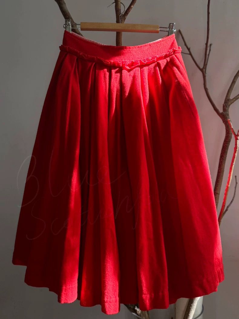 Comme des Garcons Comme Des Garcons Wool skirt with large hem Size 37" - 4 Thumbnail