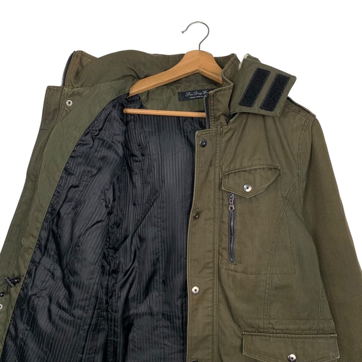Japanese Brand Sun Dogs Wear Hooded Parka Military Jacket Size US M / EU 48-50 / 2 - 11 Thumbnail