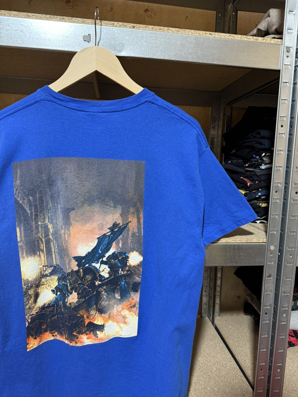 Playstation × The Game × Vintage Vintage 2007 Warhammer 40000: Squad Command Game T-Shirt Size US L / EU 52-54 / 3 - 4 Thumbnail
